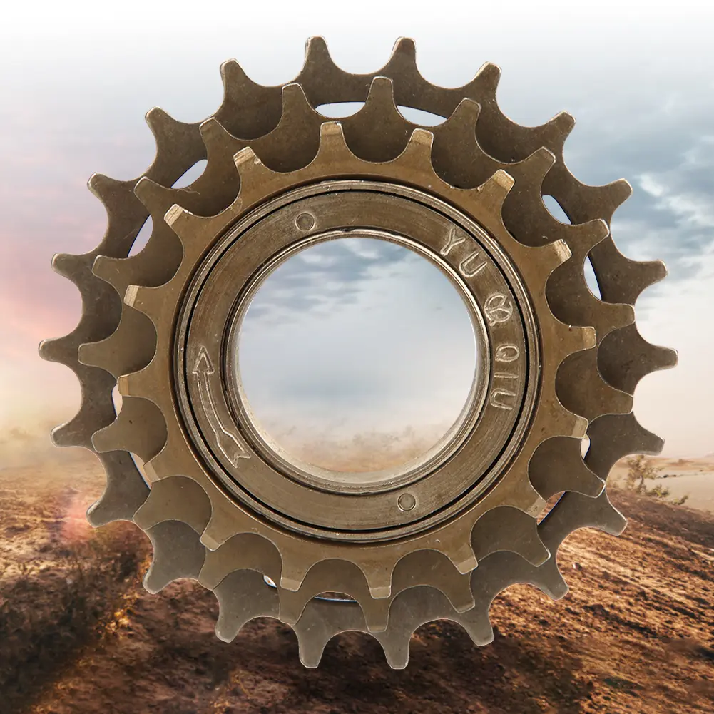 16/19/22T 3 Speed Bike Flywheel Metal Simple Installation Bicycle Freewheel Accessory for Mountain Road Bike