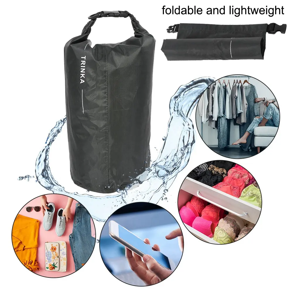Beach Dry Bag Portable Outdoor Activities Waterproof Bag Pouch for Camping Drifting Hiking Waterproof Dry Pack Waterproof Bag
