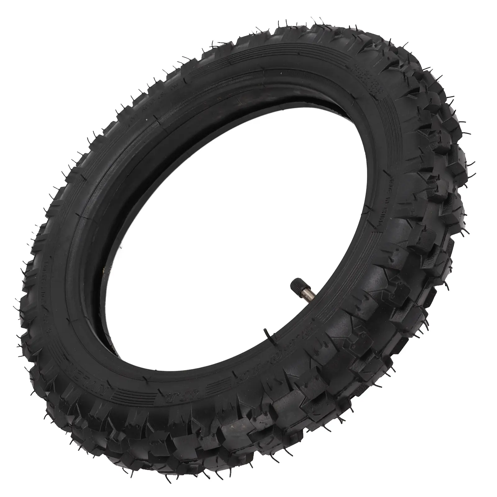 2.50-10 Inch Off Road Tire and Inner Tube Replacement Rubber Thickened Tires with Straight Vavle for CRF50 Dirt Bike