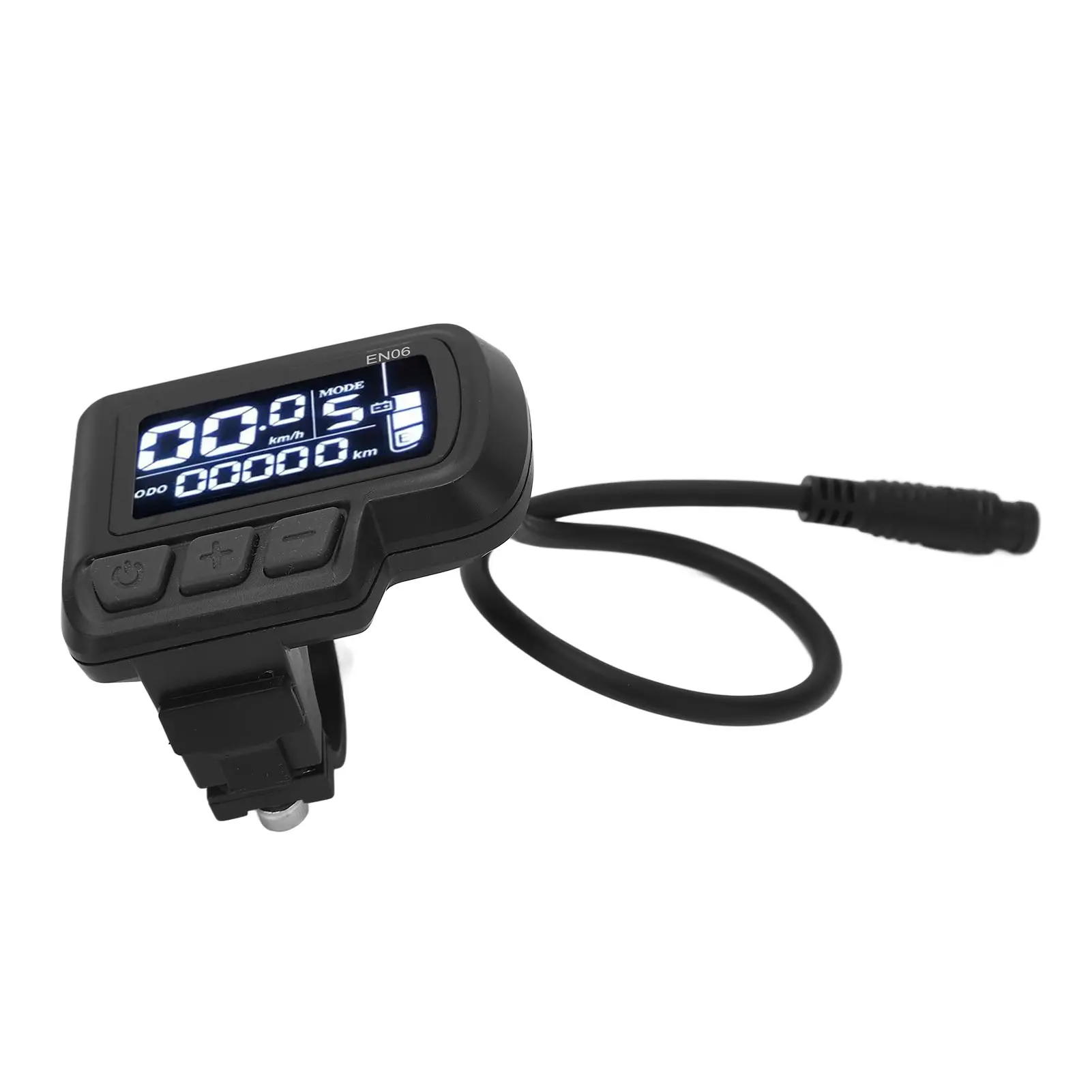 Bike Display Meter Speedmeter Waterproof Electric Bike Display Panel with Light Connector 24V 36V 48V 60V for 22.2mm Handlebar