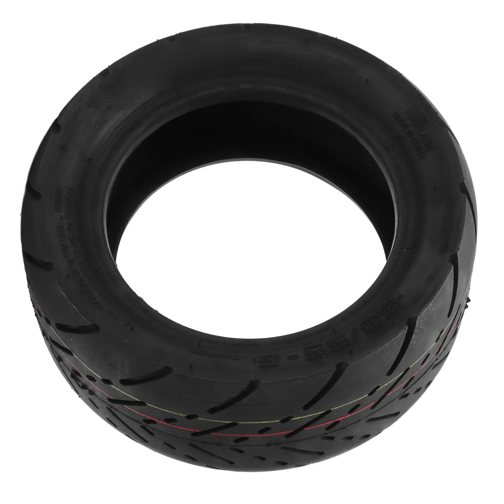 90/55‑6 Tire Rubber Explosion Proof Shock Resistant Buffering Vacuum Tubeless Tyre Replacement for Electric Scooter