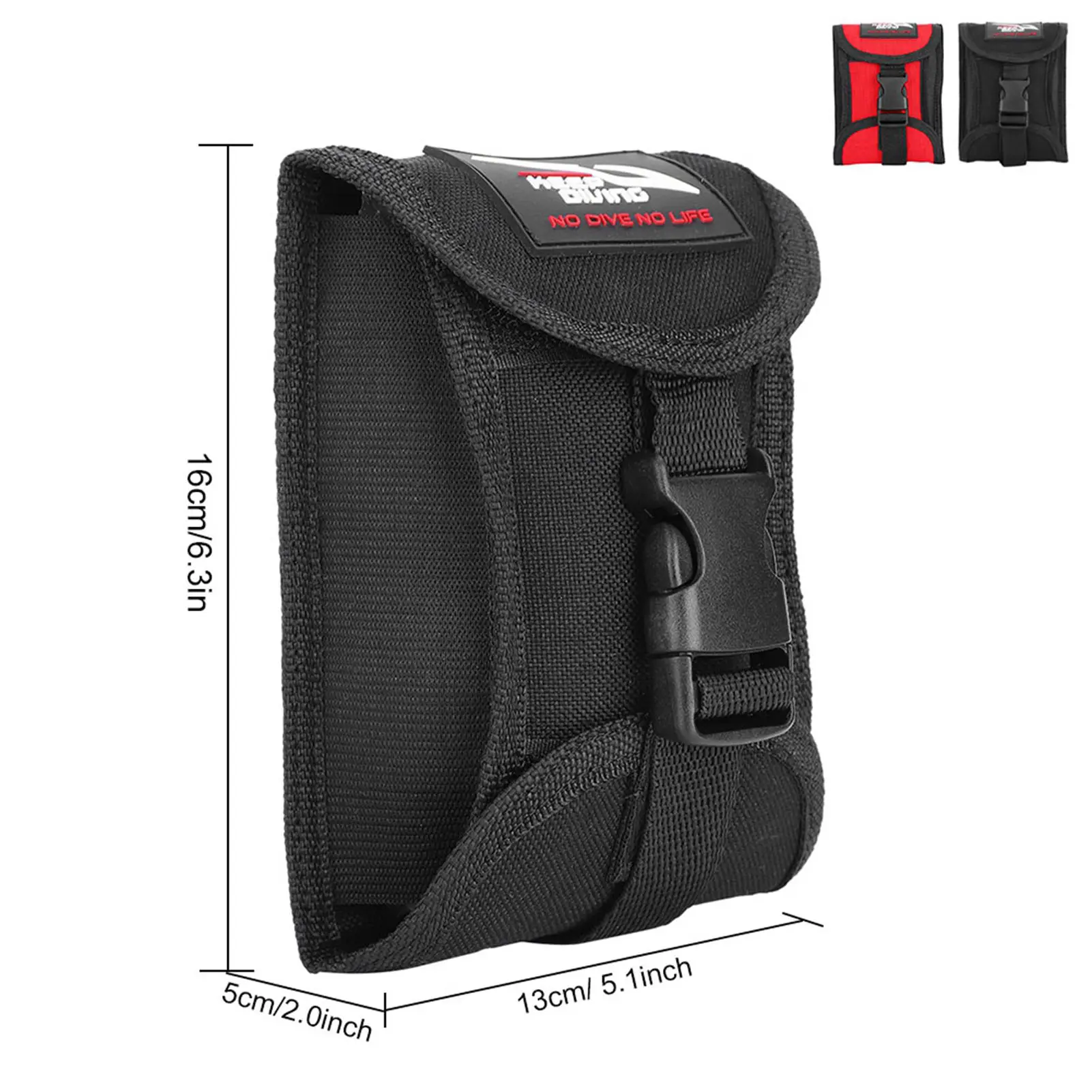 Diving Weight Pocket KEEP DIVING 3KG Scuba Diving Weight Belt Pocket with Quick Release Buckle Scuba Weight Pocket Weight Pocket