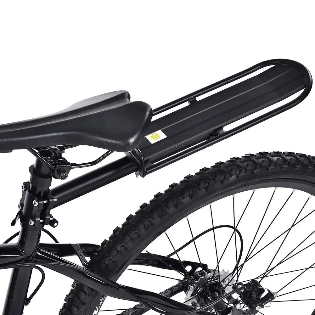 Bicycle Rear Rack Aluminum Alloy Bike Quick Release Carrier Rack Seat Rear Shelf 10KG Load Capacity for Cycling