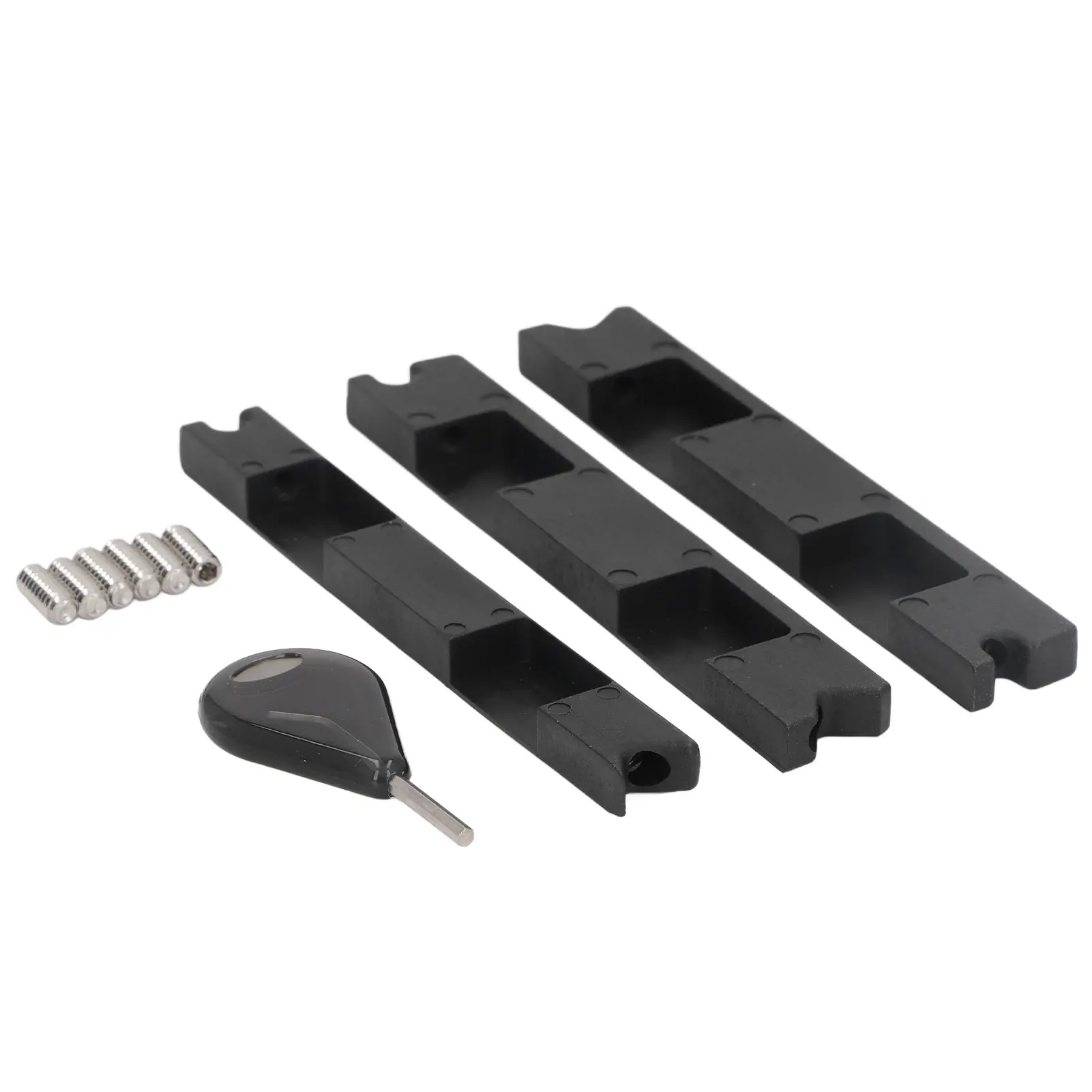 3pcs Surfboard Fin Plug Adapter Fin Box Converter Professional Plastic Surfboard Fin Plug Adapter with Fin Key Screws for FUTURE