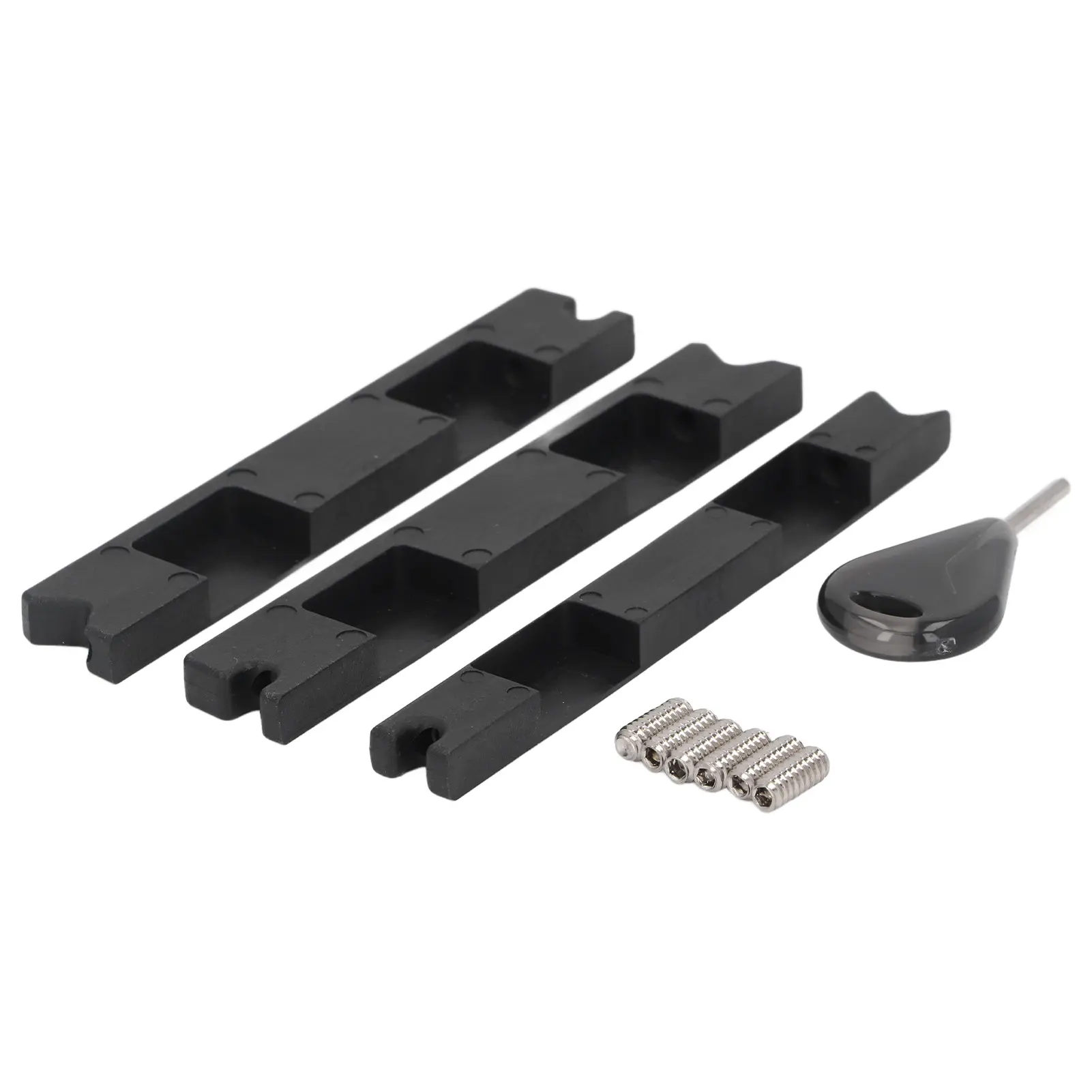 3pcs Surfboard Fin Plug Adapter Fin Box Converter Professional Plastic Surfboard Fin Plug Adapter with Fin Key Screws for FUTURE