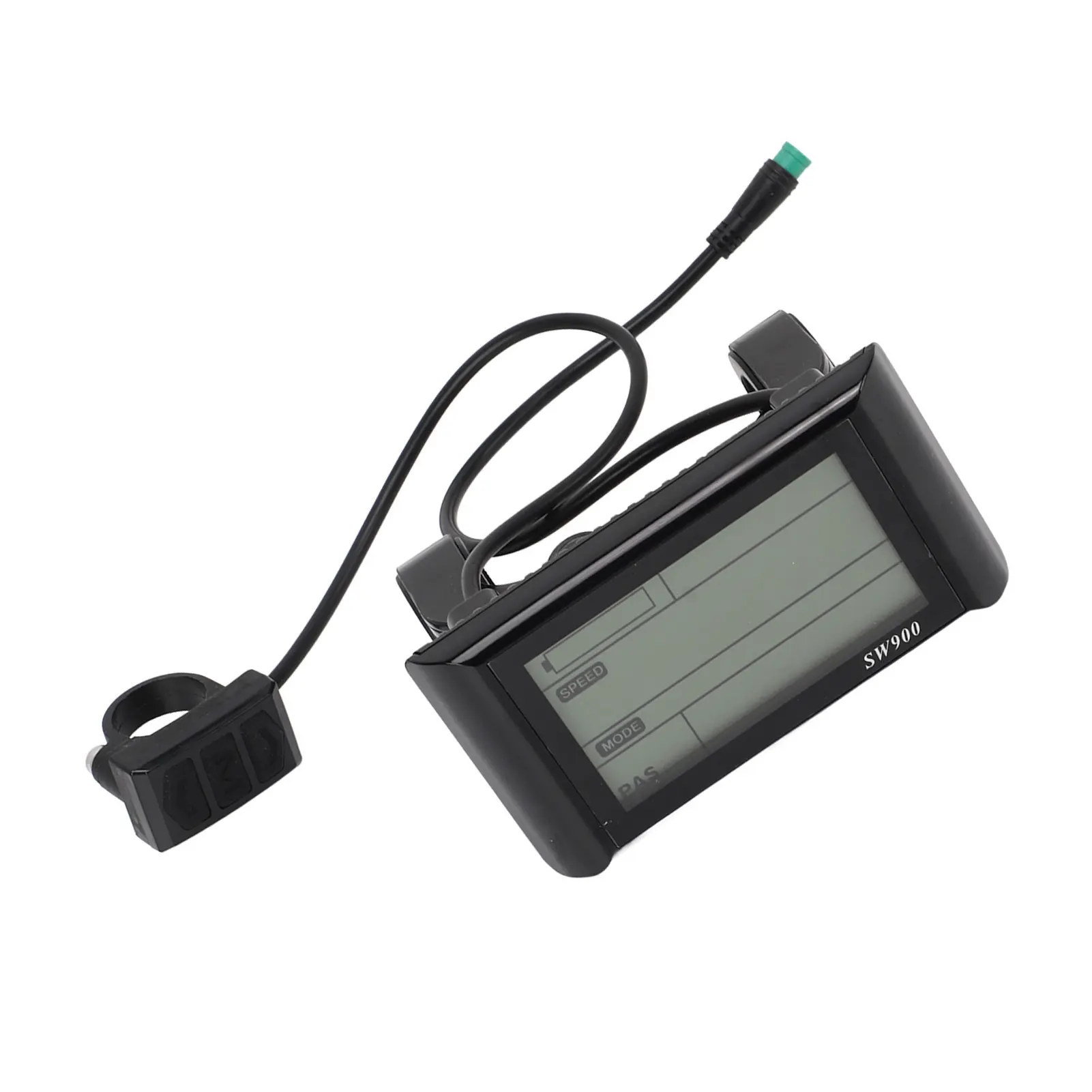Electric Bike LCD Display Panel ABS Waterproof 5 Pin for 22.5mm Handlebars Electric Scooter Replacement Accessories