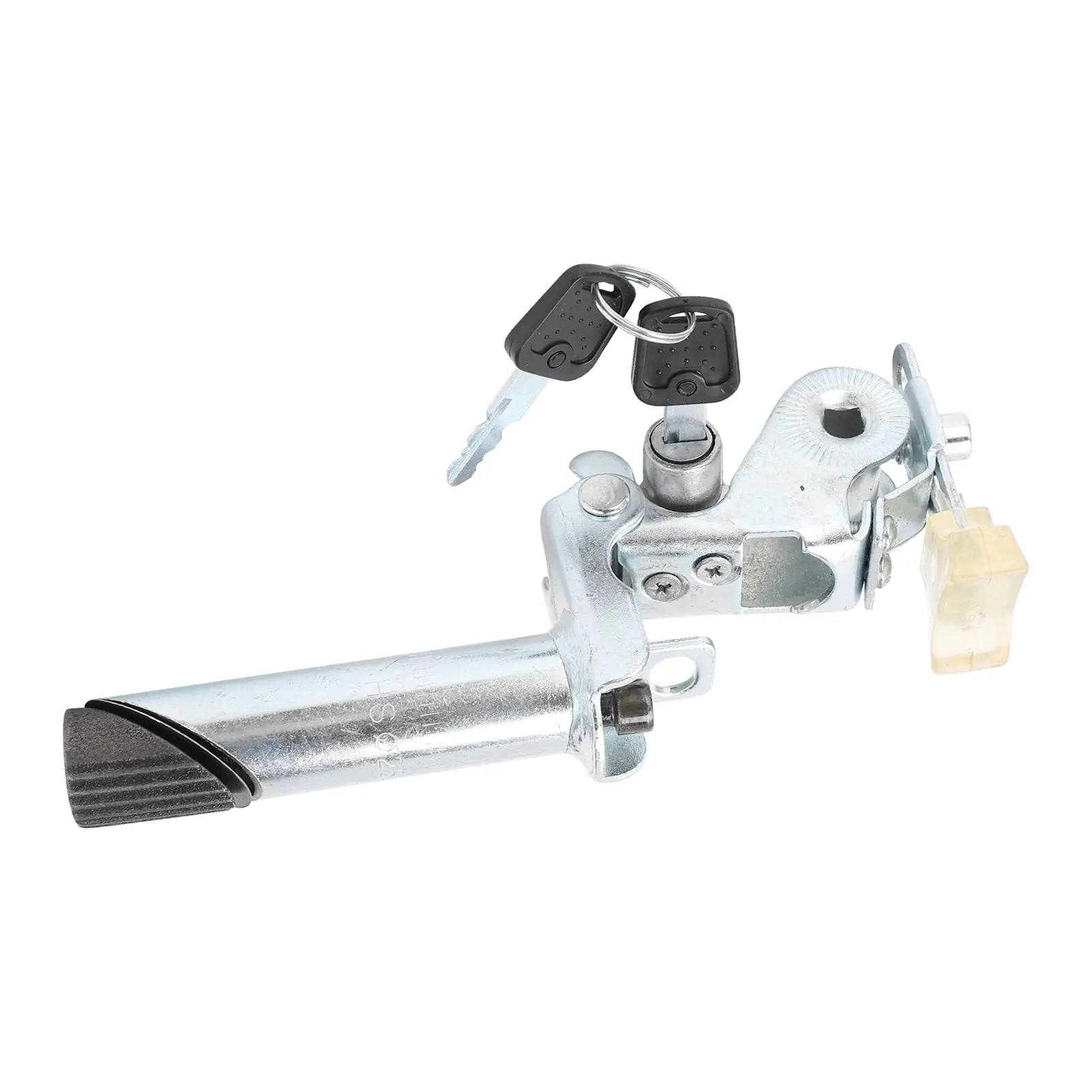 Electric Bike Seatpost Metal Foldable Bike Seat Post with Anti‑Theft Key Internal Lock Bike Accessory