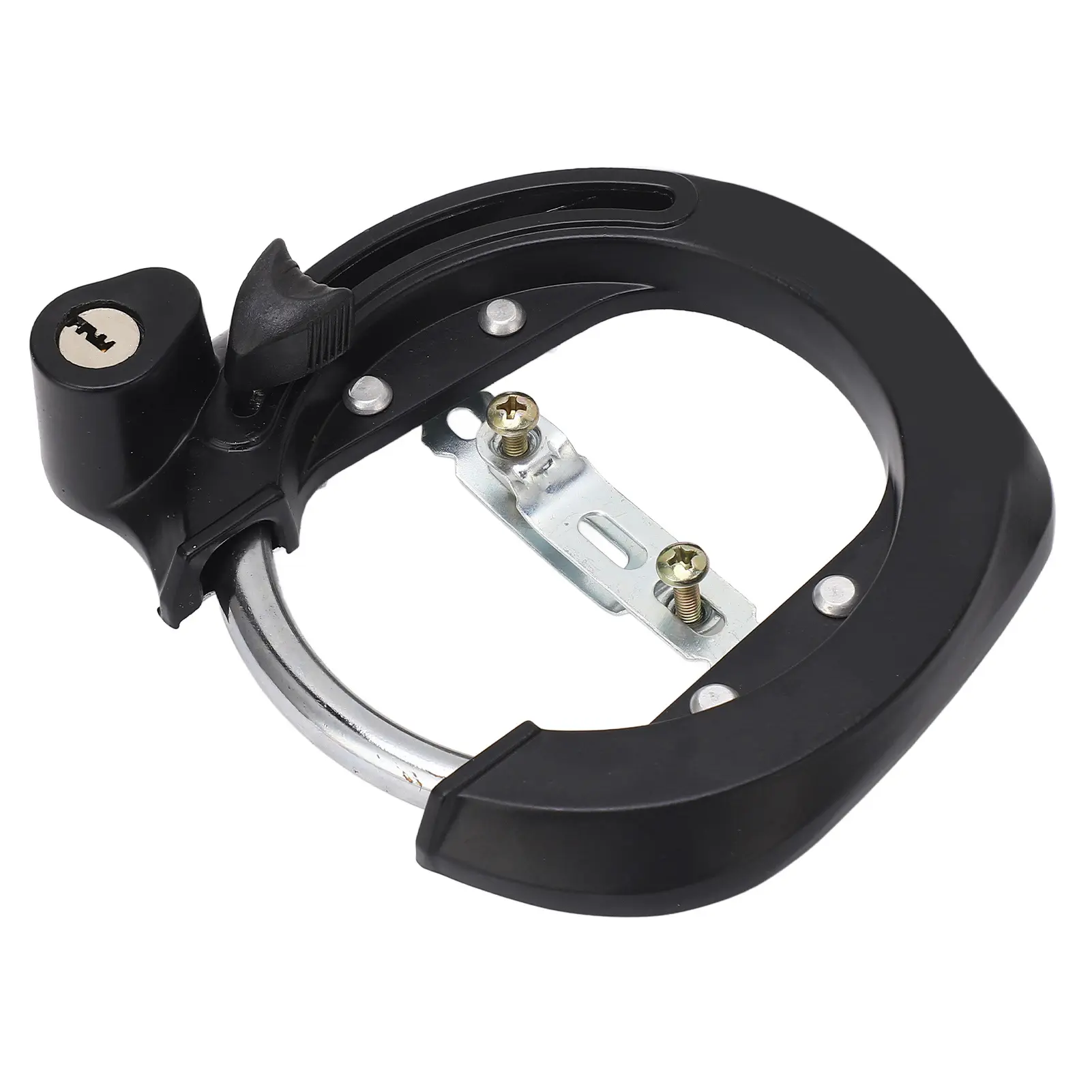 Crab Claw Lock Anti Theft Alloy Bicycle Crab Claw Security Lock Wear Proof with 2 Keys for Mountain Bike Road Bike Folding Bike