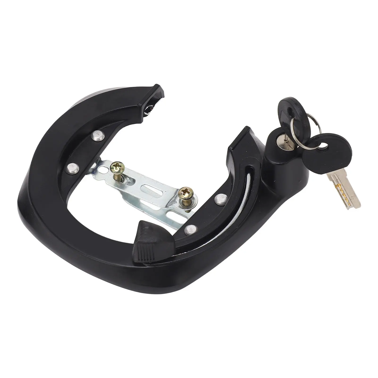Crab Claw Lock Anti Theft Alloy Bicycle Crab Claw Security Lock Wear Proof with 2 Keys for Mountain Bike Road Bike Folding Bike