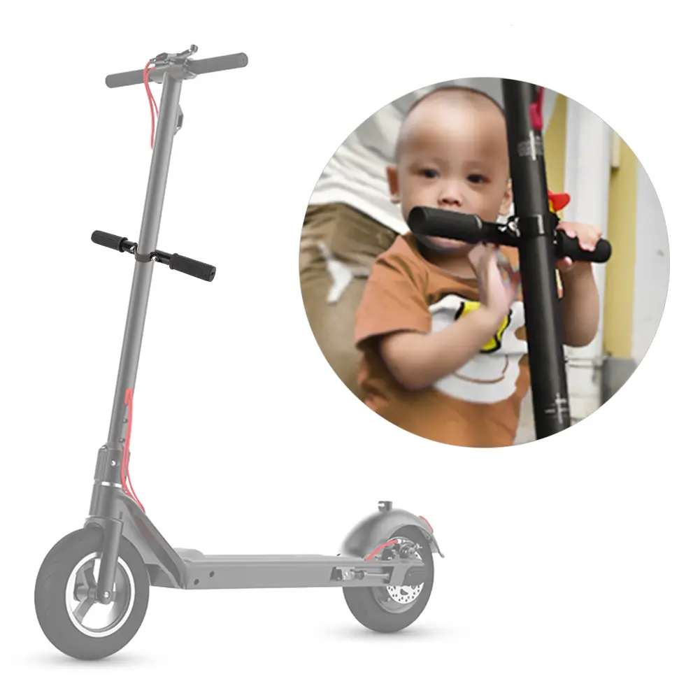 26cm Length Electric Scooter Handrail Stainless Steel Adjustable Rubber Grips Children Handle Handrail for Xiaomi M365