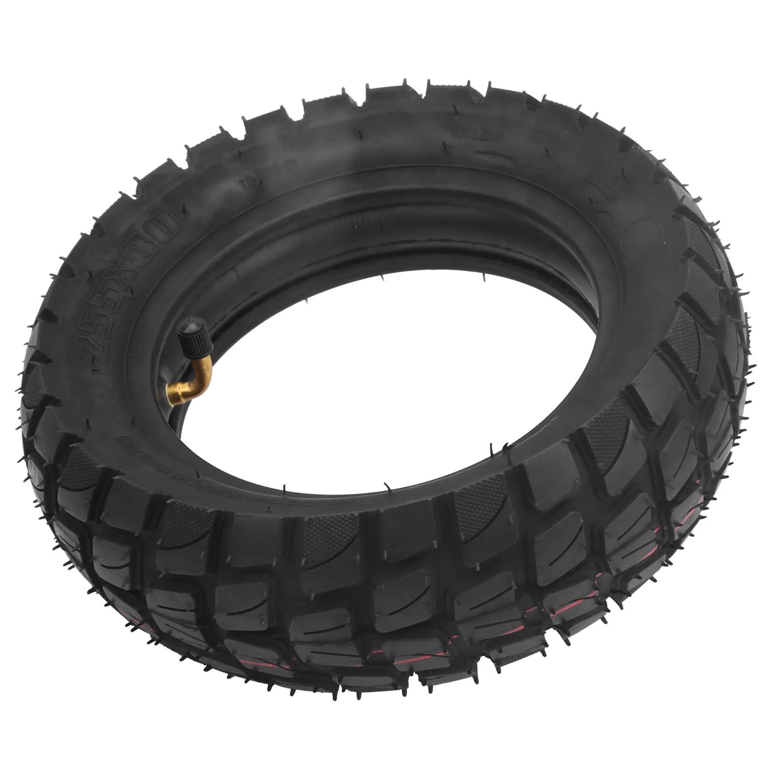 10in Electric Scooter Tire with 255x80 Outer Tube and 10x2.5in Inner Tube Inflatable Rubber Tyre Replacement