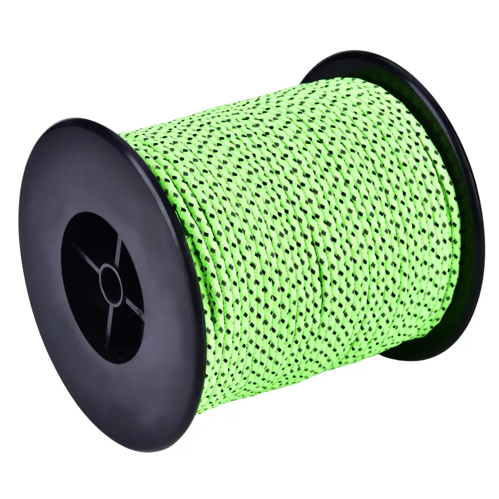 50m Tent Rope Polyester Outdoor Camping Tent Awning Reflective Guyline Rope Guy Line Cord Paracord