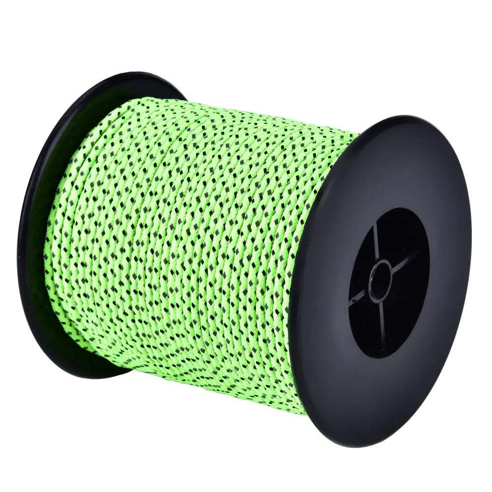50m Tent Rope Polyester Outdoor Camping Tent Awning Reflective Guyline Rope Guy Line Cord Paracord
