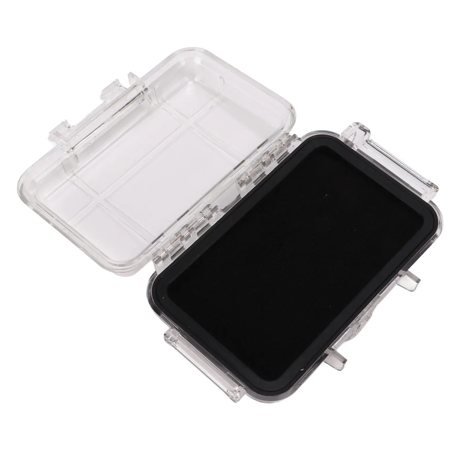 Plastic Shockproof Box with Shock Absorption Liner Outdoor Waterproof Airtight Case for Camping Hiking Fishing