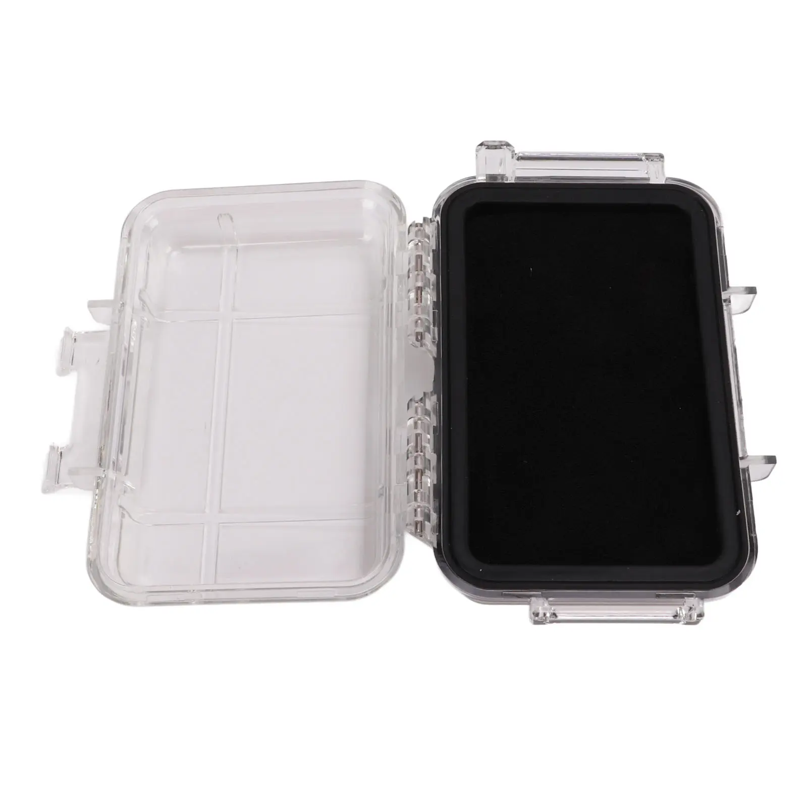 Plastic Shockproof Box with Shock Absorption Liner Outdoor Waterproof Airtight Case for Camping Hiking Fishing