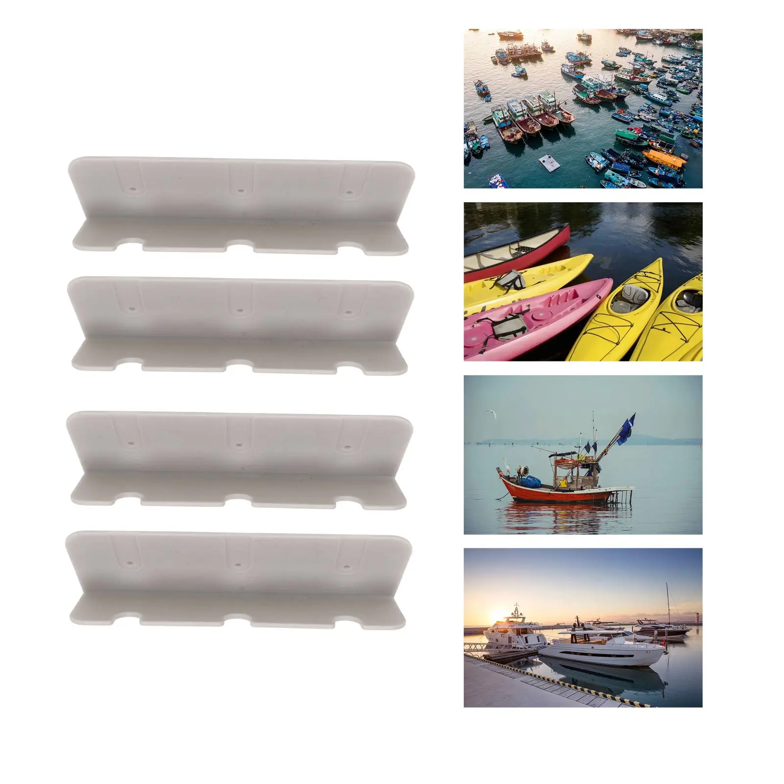 Inflatable Boat Seat Hook Mounts Anti Aging Ultraviolet Resistant Replacement PVC Boat Seat Hook Clip for Yachts for Canoes