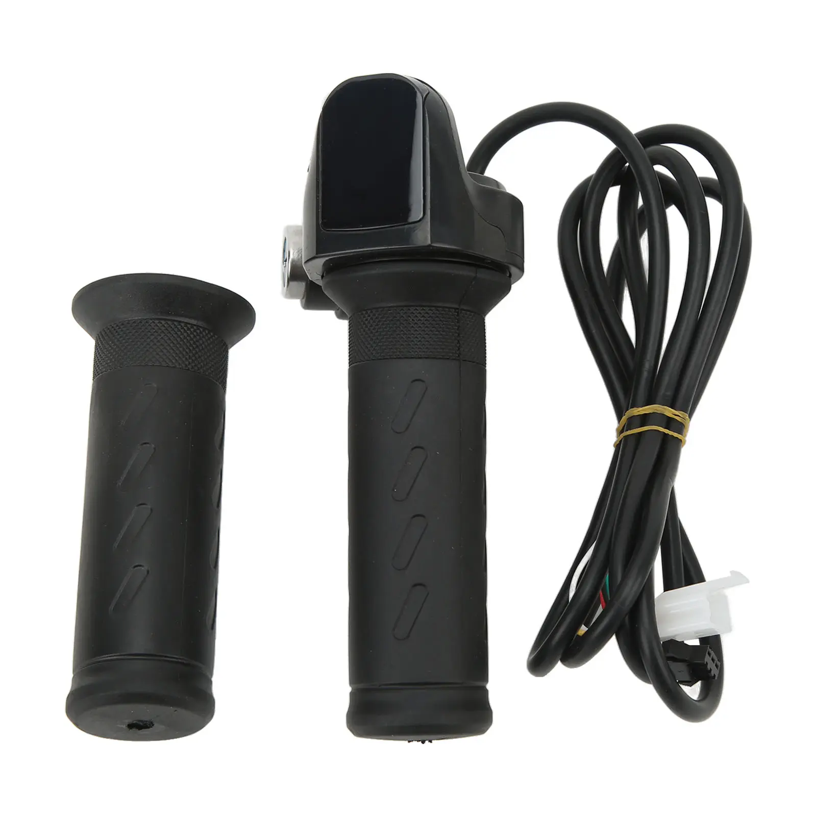 Electric Scooter Twist Throttle Grip with Backlight LCD Panel Easy Installation Electric Bike Throttle Grip for 22.2mm Handle