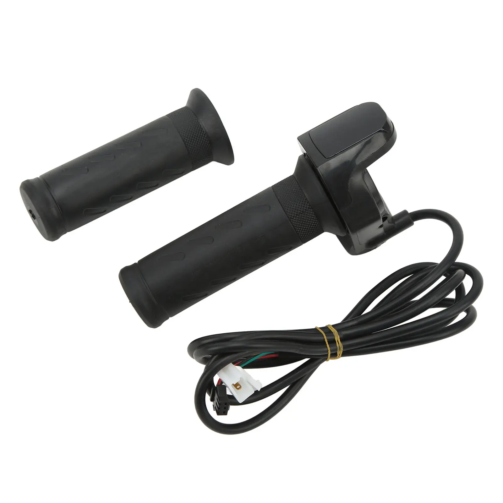 Electric Scooter Twist Throttle Grip with Backlight LCD Panel Easy Installation Electric Bike Throttle Grip for 22.2mm Handle