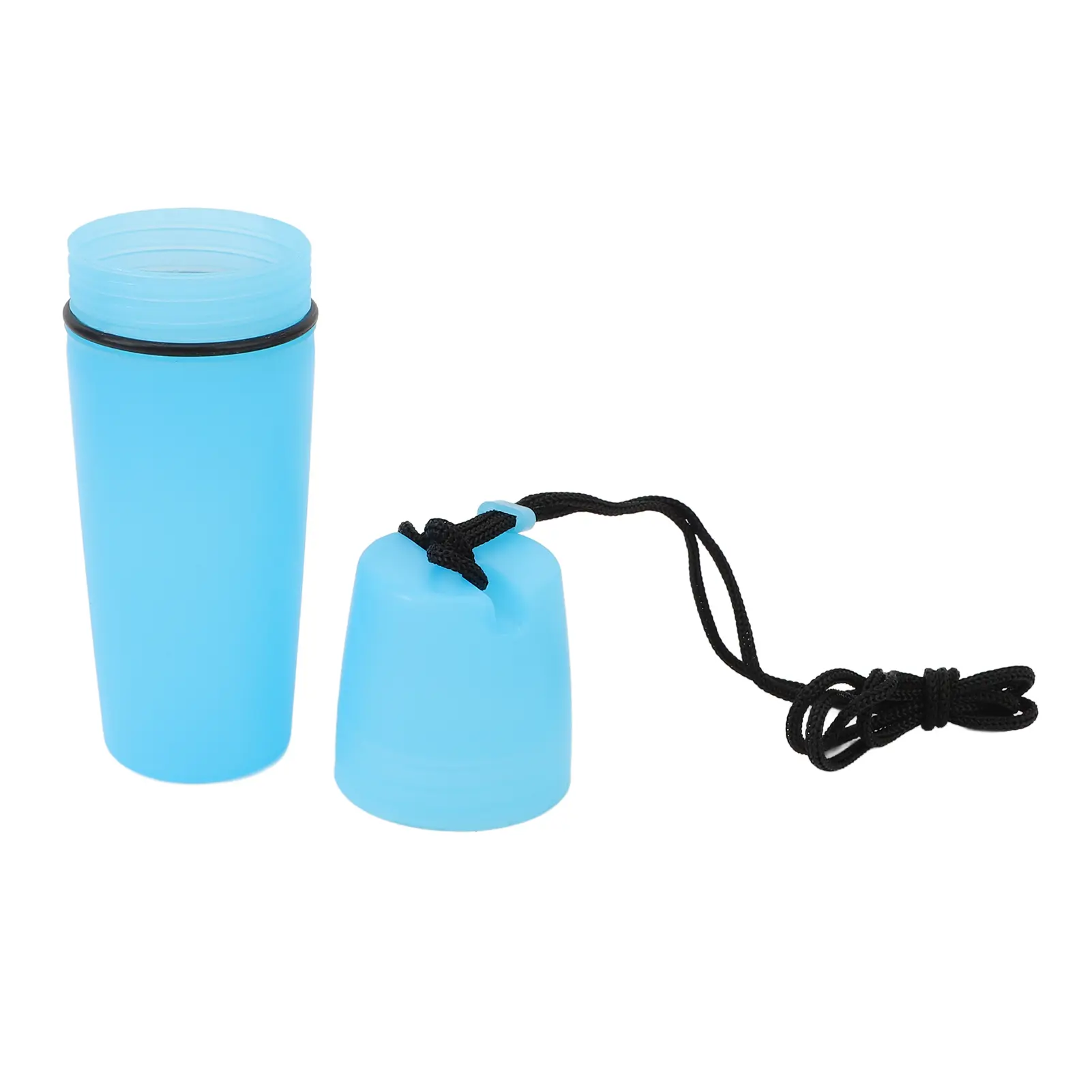 6Pcs Kayak Container Bottle ABS Waterproof Portable Kayak Sealed Bottle Dry Canister with Hook Rope for Surfing Kayaking Boating