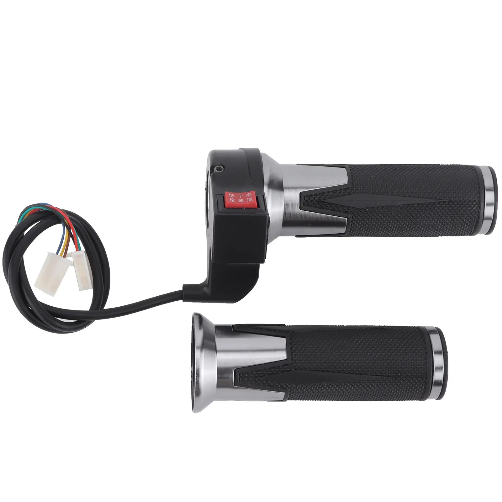 1 Pair Handlebar Throttle Grip 3 Speed Control Universal Throttle Handle for Electric Bikes Scooters for 22mm Handlebar