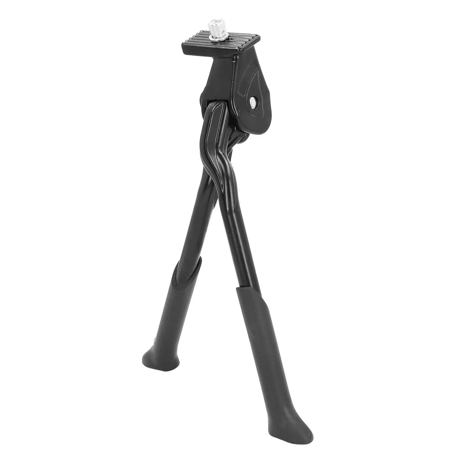 Double Leg Bike Kickstand with 7 Holes Height Adjustable Aluminum Alloy Anti Slip Bicycle Stand for Folding Bike Mountain Bike