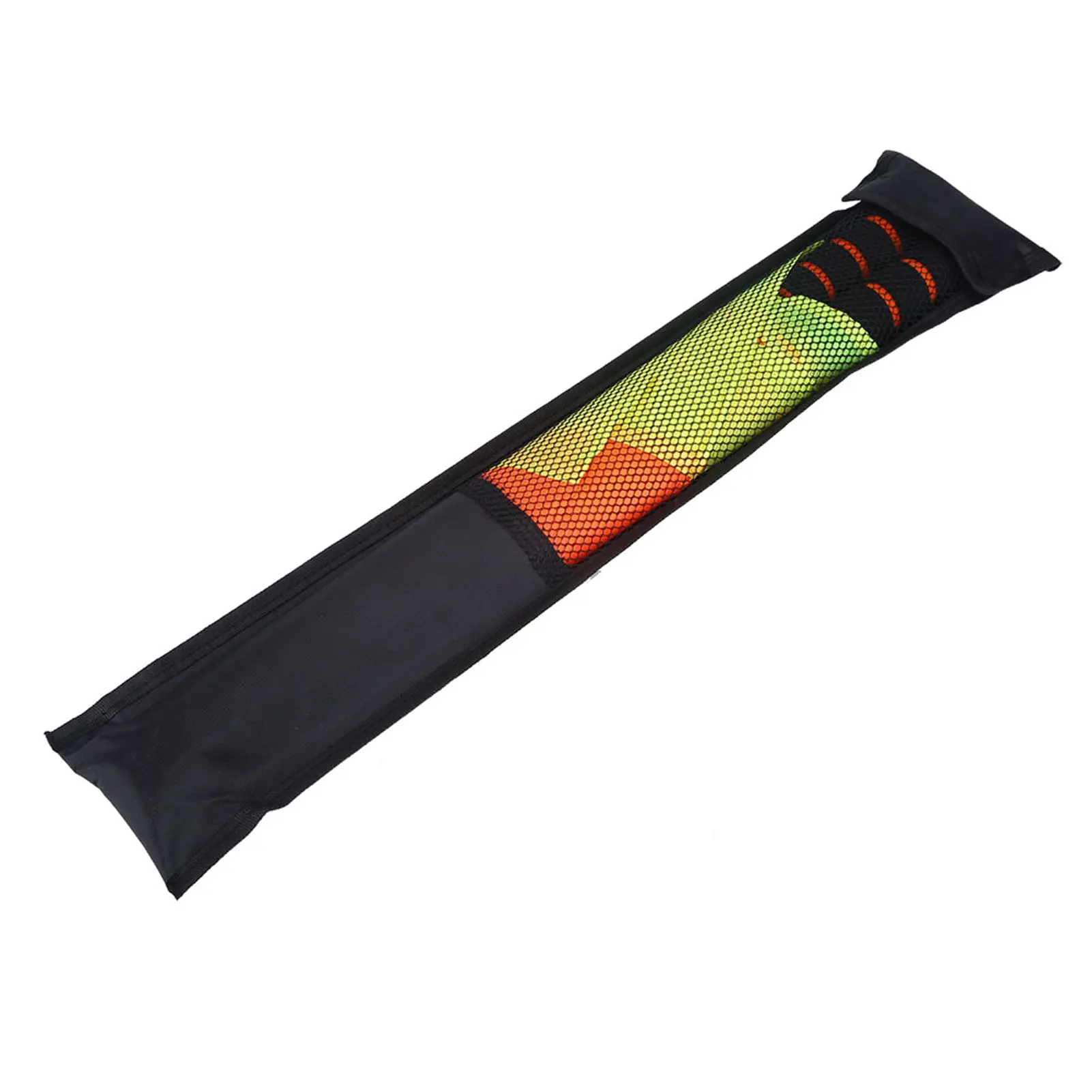2Pcs Referee Linesman Flag with Storage Bag Portable Referee Flags for Sports Match Soccer Football Hockey Training