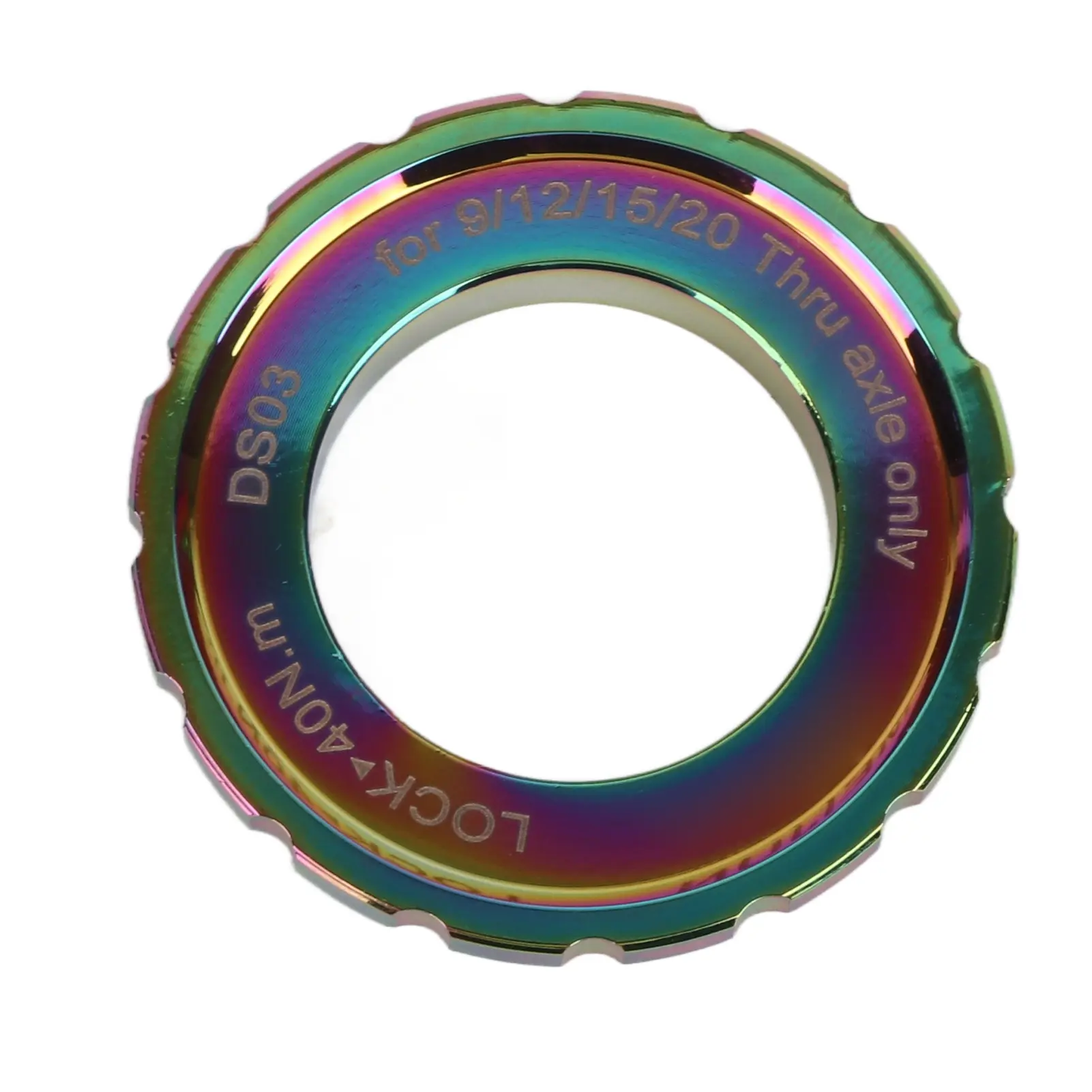 Disc Rotor Lockring MEIJUN Centerlock Lockring Center Lock Wheelset Hub Barrel Shaft Disc Rotor Lock Ring for Bike Mountain Bike