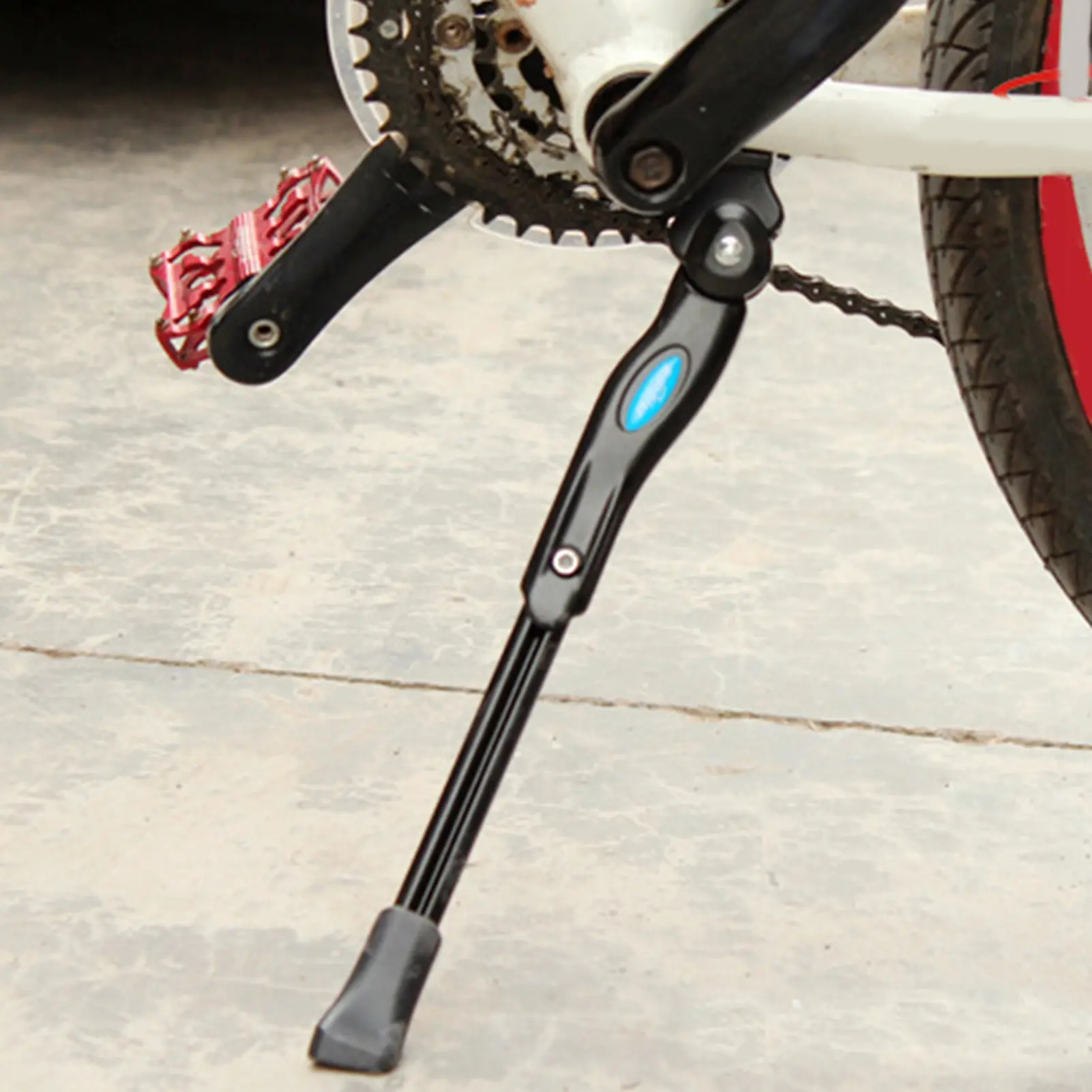 Bicycle Side Support Bike Aluminium Alloy Middle Support Side Rack Kickstand for Mountain Road Bicycle Bike Kickstand Sidestay