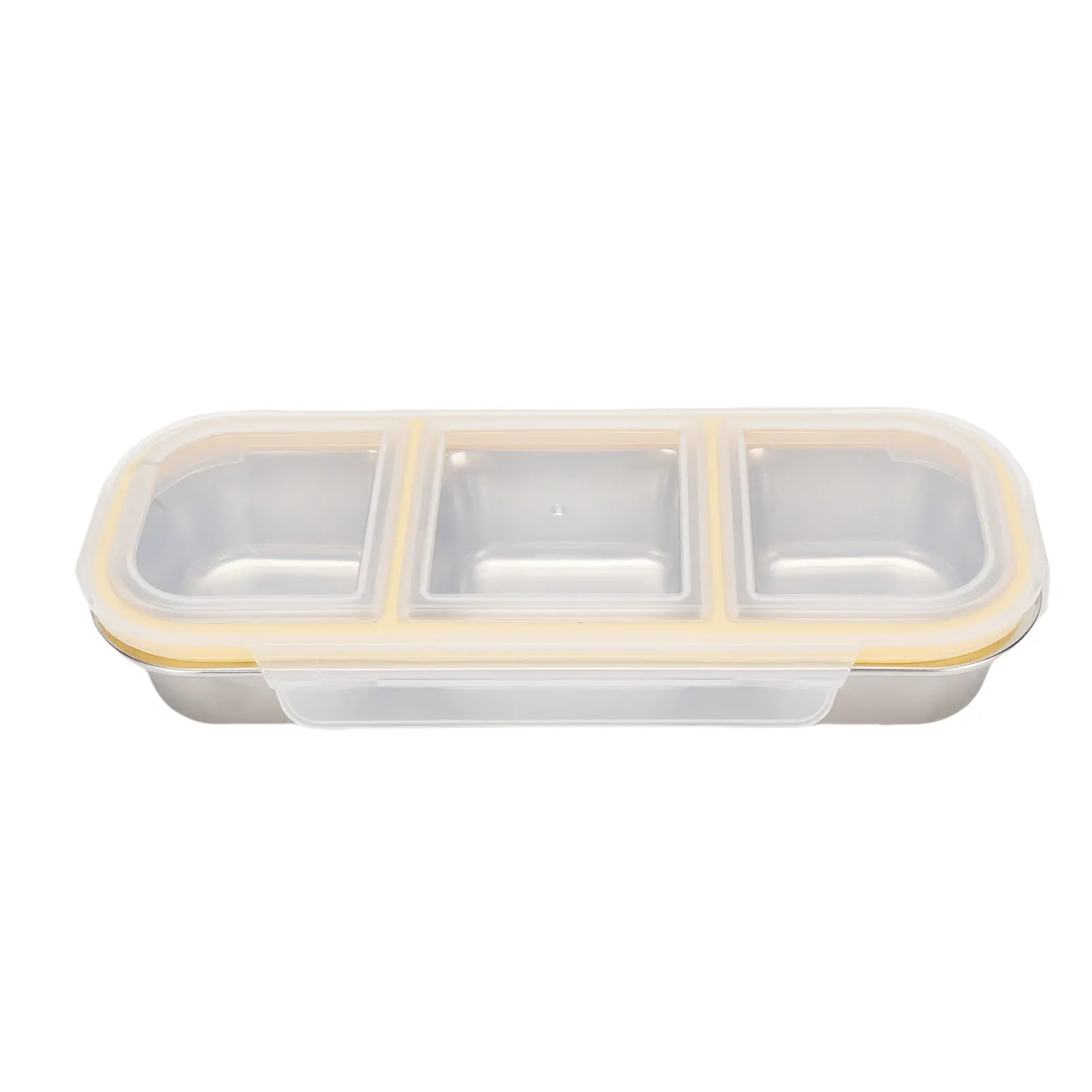Outdoor Camping Lunch Box 600ml 700ml Stainless Steel Leakproof Lunch Container for Outdoor Picnics Camping