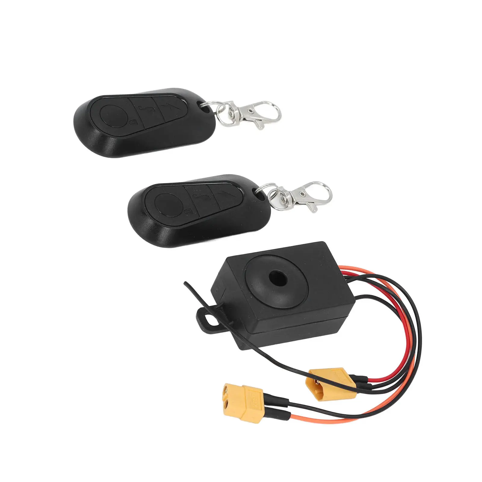 Anti Theft Alarm System 36 To 70V Flameout Anti Robbery Electric Bike Alarm Waterproof ABS for XT60 Output Electric Scooters
