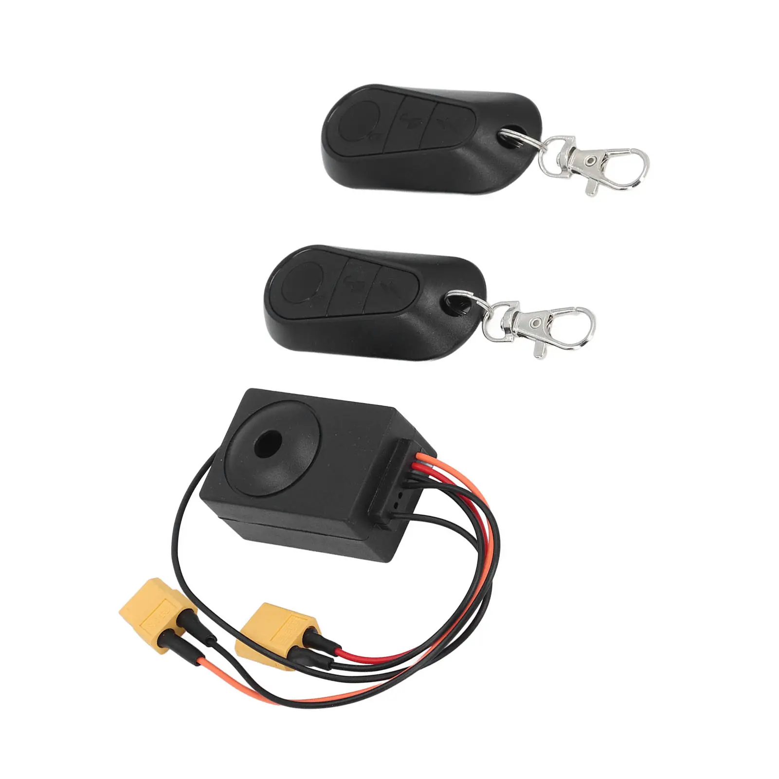 Anti Theft Alarm System 36 To 70V Flameout Anti Robbery Electric Bike Alarm Waterproof ABS for XT60 Output Electric Scooters