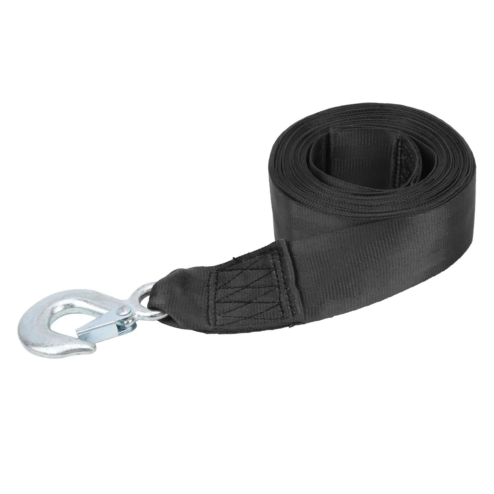 6m Winch Belt 5cm Width High Strength Polyester Trailer Belt Marine Winch Change Tape Heavy Hook Safety Belt