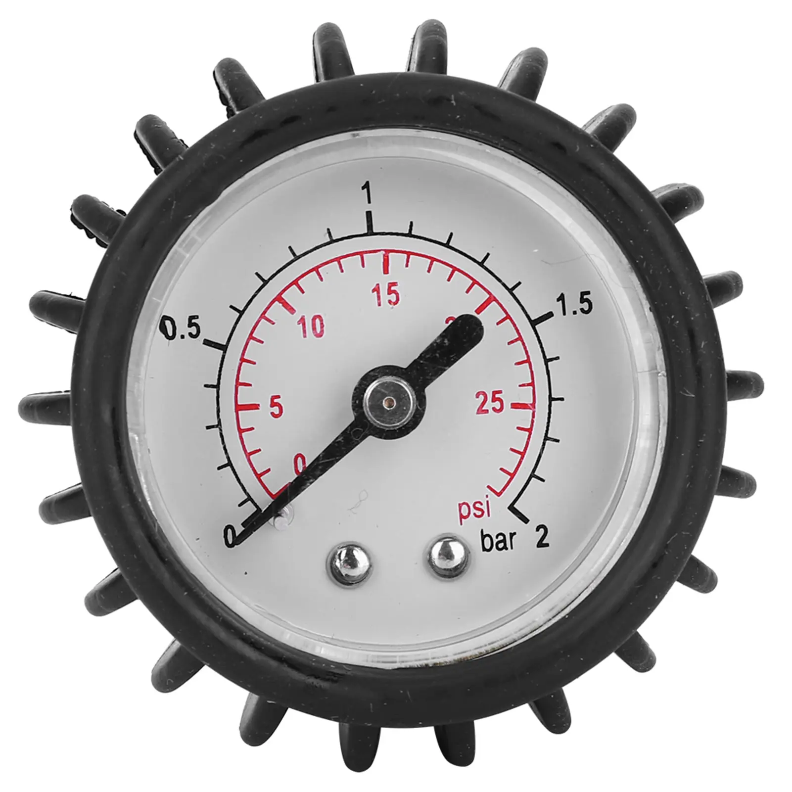 30PSI Inflatable Boat Single Barometer Rubber Dinghy Air Pressure Gauge Measurement for Outdoor Projects Rafting Surfing