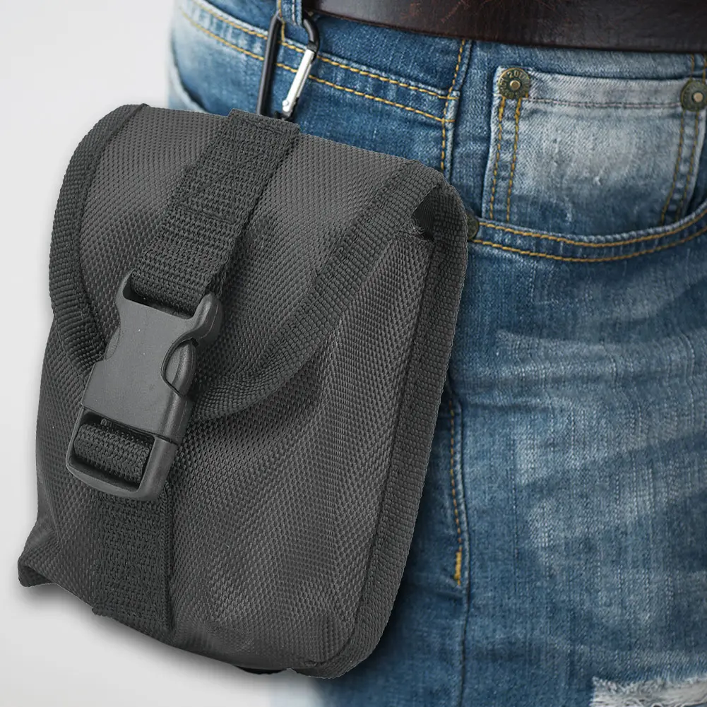 Dive Weight Pocket Diving Weight Pack Oxford Cloth Scuba Diving Spare Weight Storage Bag Pocket with Quick Release Buckle Black
