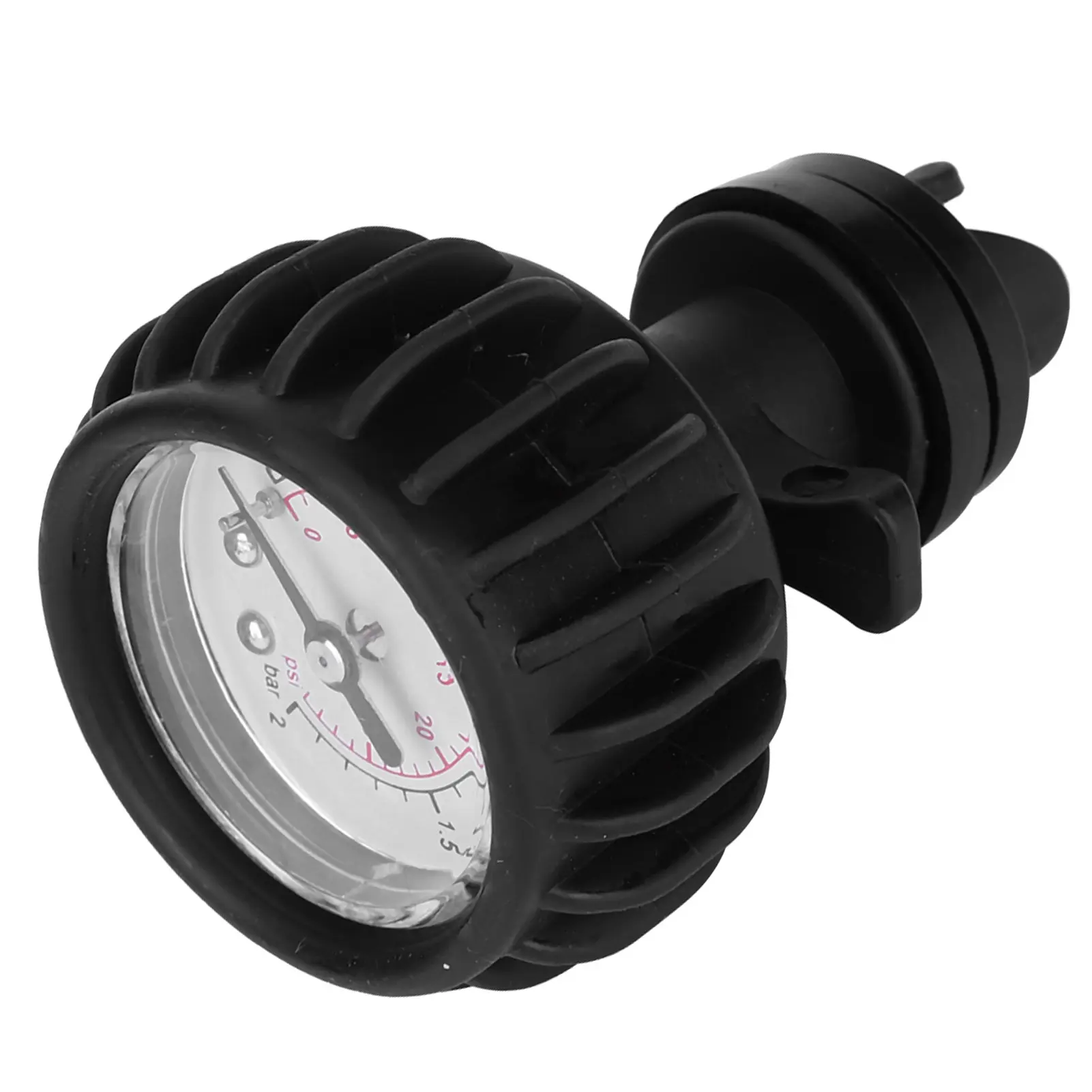30PSI Inflatable Boat Single Barometer Rubber Dinghy Air Pressure Gauge Measurement for Outdoor Projects Rafting Surfing