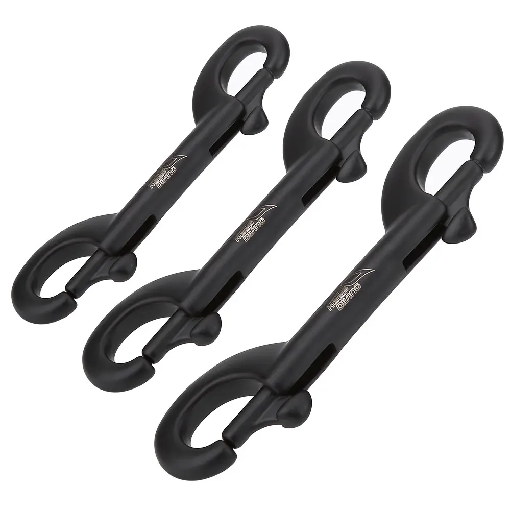 Diving Clip KEEP DIVING Durable Stainless Steel Double Ended Clip Hook Bolt Snap Scuba Diving Buckle Diving Double Head Hook