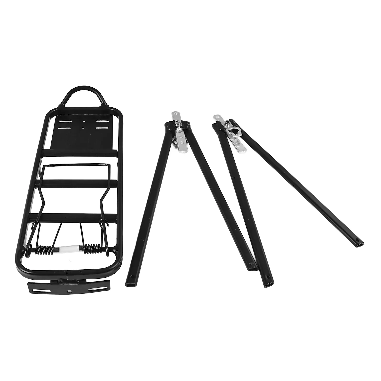 Rear Bike Rack Cargo Rack Aluminium Alloy 154lb Load Bike Luggage Rack for V Brake Disc Brake MTB Road Bikes Folding Bikes