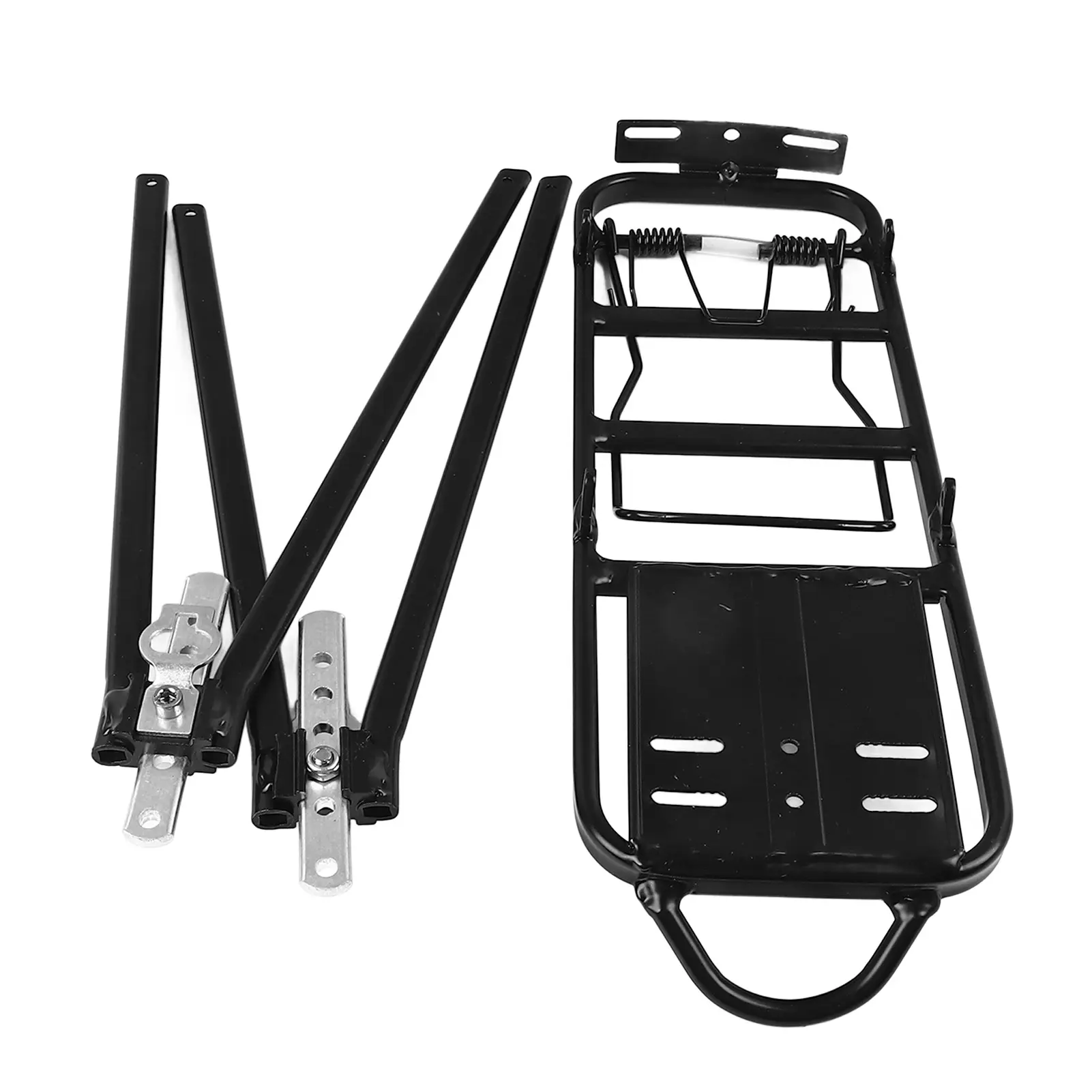 Rear Bike Rack Cargo Rack Aluminium Alloy 154lb Load Bike Luggage Rack for V Brake Disc Brake MTB Road Bikes Folding Bikes