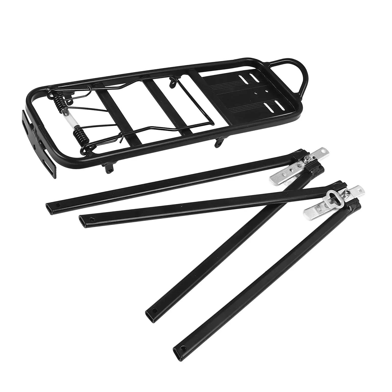 Rear Bike Rack Cargo Rack Aluminium Alloy 154lb Load Bike Luggage Rack for V Brake Disc Brake MTB Road Bikes Folding Bikes