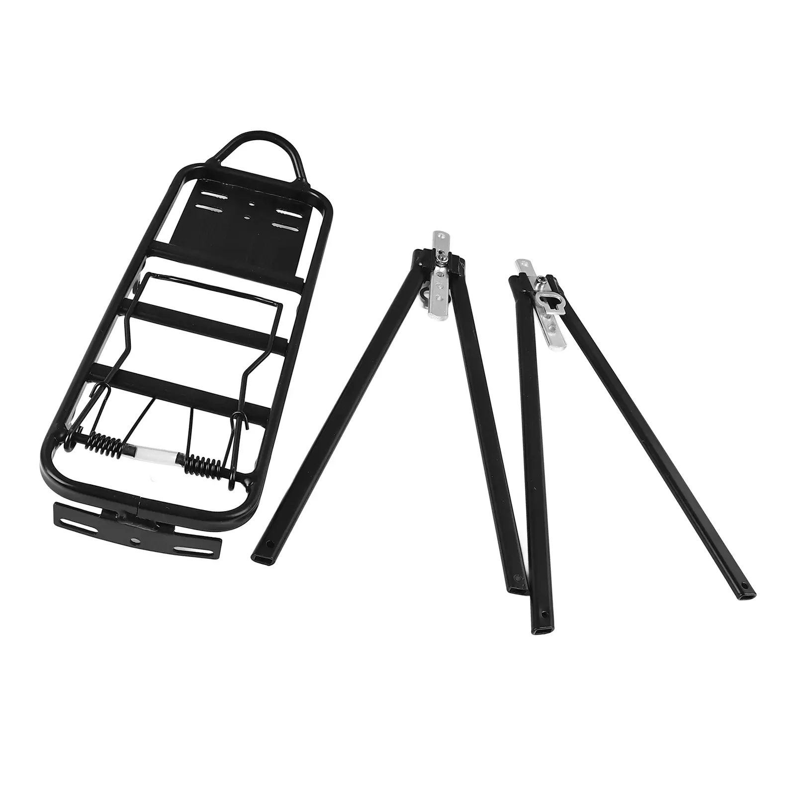 Rear Bike Rack Cargo Rack Aluminium Alloy 154lb Load Bike Luggage Rack for V Brake Disc Brake MTB Road Bikes Folding Bikes