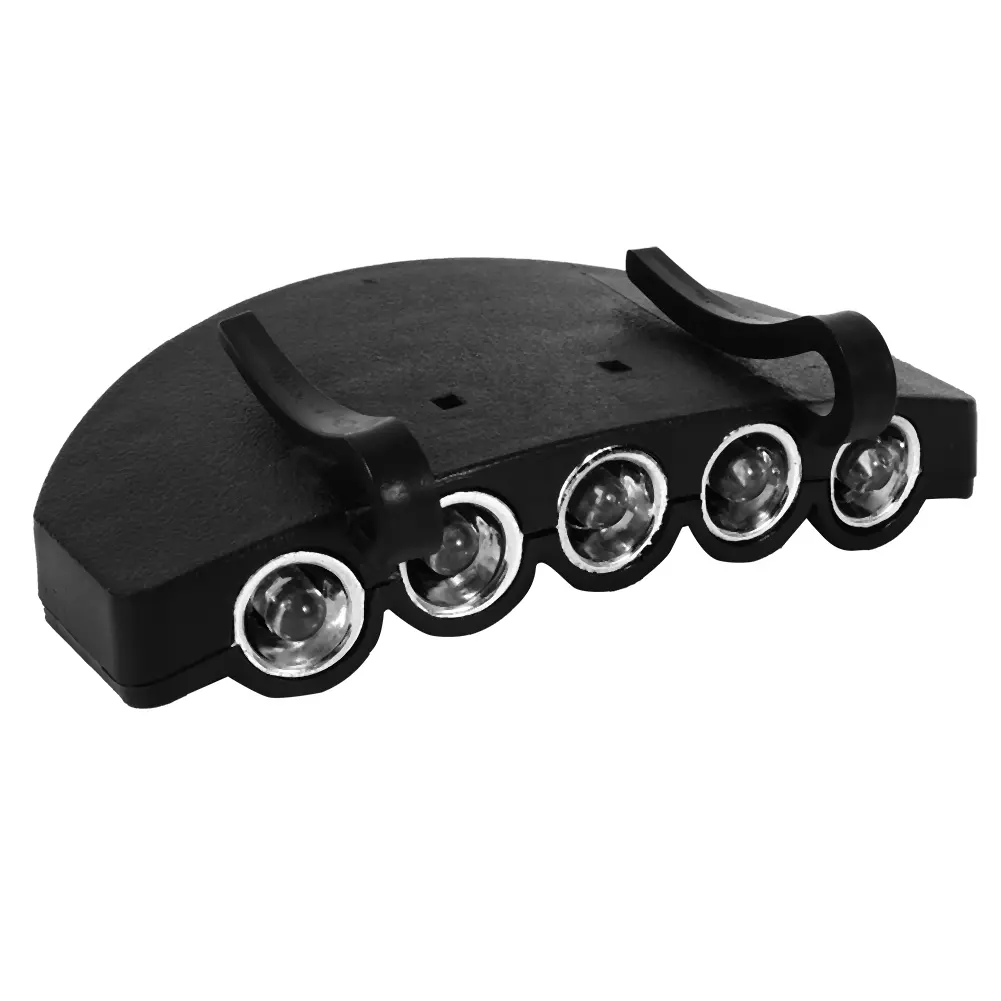 5 LED Cap Hat Brim Clip Head Light Lamp Headlamp Fishing Hiking Cycling Camping Camping Clip Headlamp Outdoor Clip Head Light