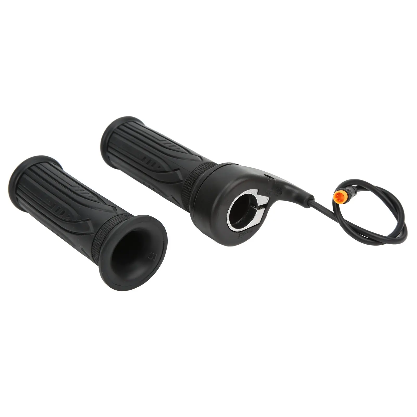 Electric Bike Throttle with 3 pin Waterproof Connector 20X Scooter Speed Throttle Handle 12V to 72V for 22.2mm Handlebar