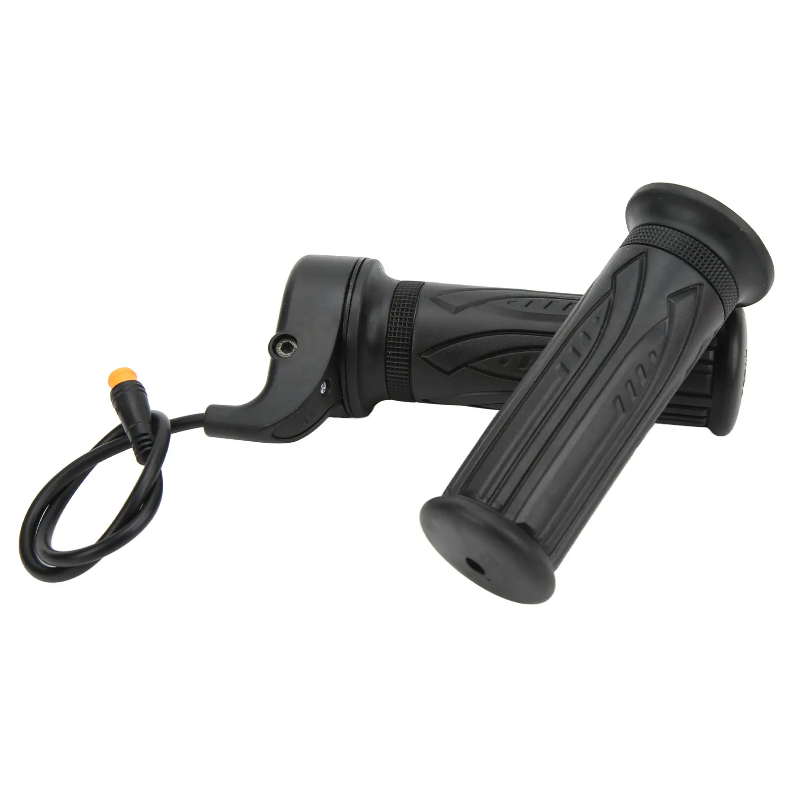 Electric Bike Throttle with 3 pin Waterproof Connector 20X Scooter Speed Throttle Handle 12V to 72V for 22.2mm Handlebar