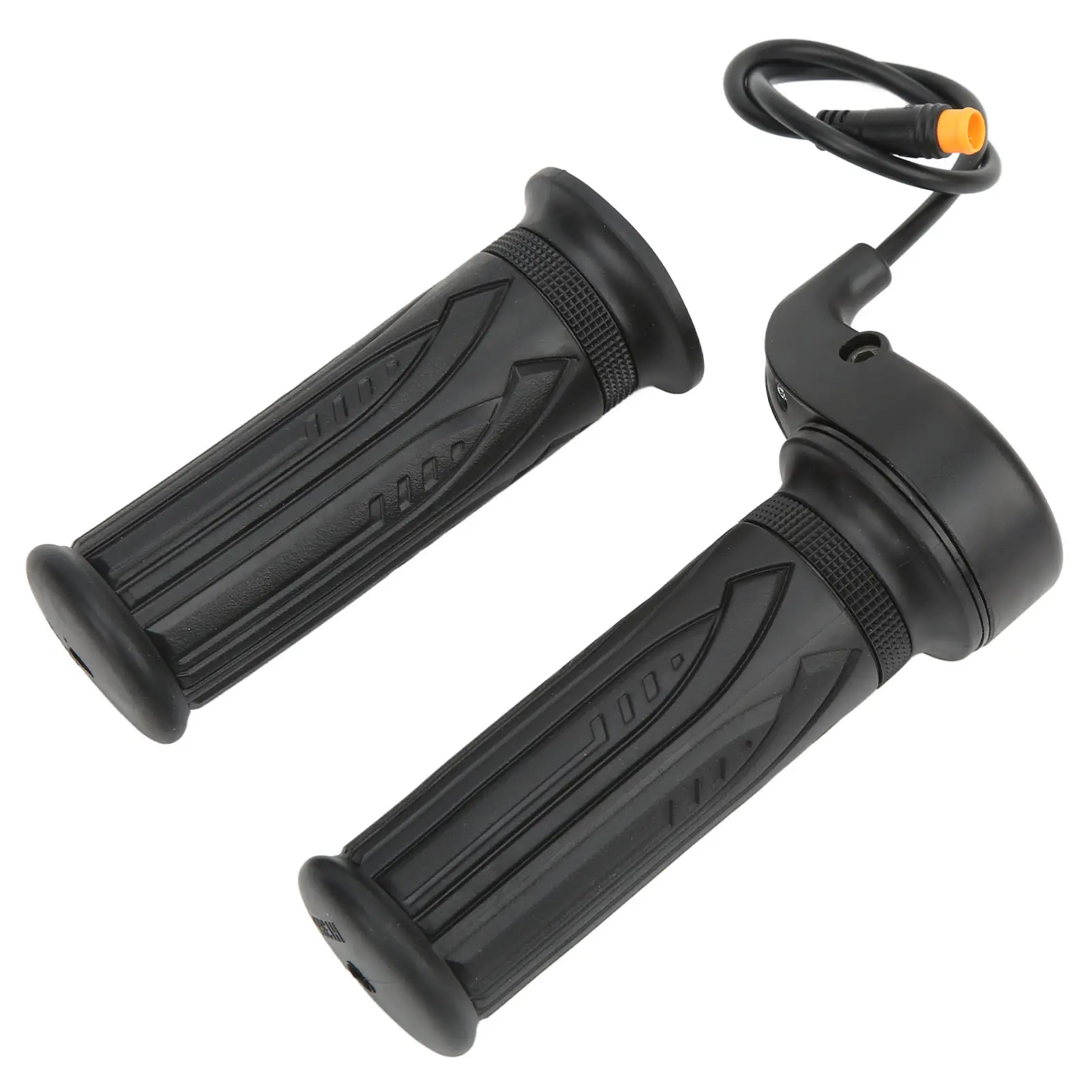 Electric Bike Throttle with 3 pin Waterproof Connector 20X Scooter Speed Throttle Handle 12V to 72V for 22.2mm Handlebar