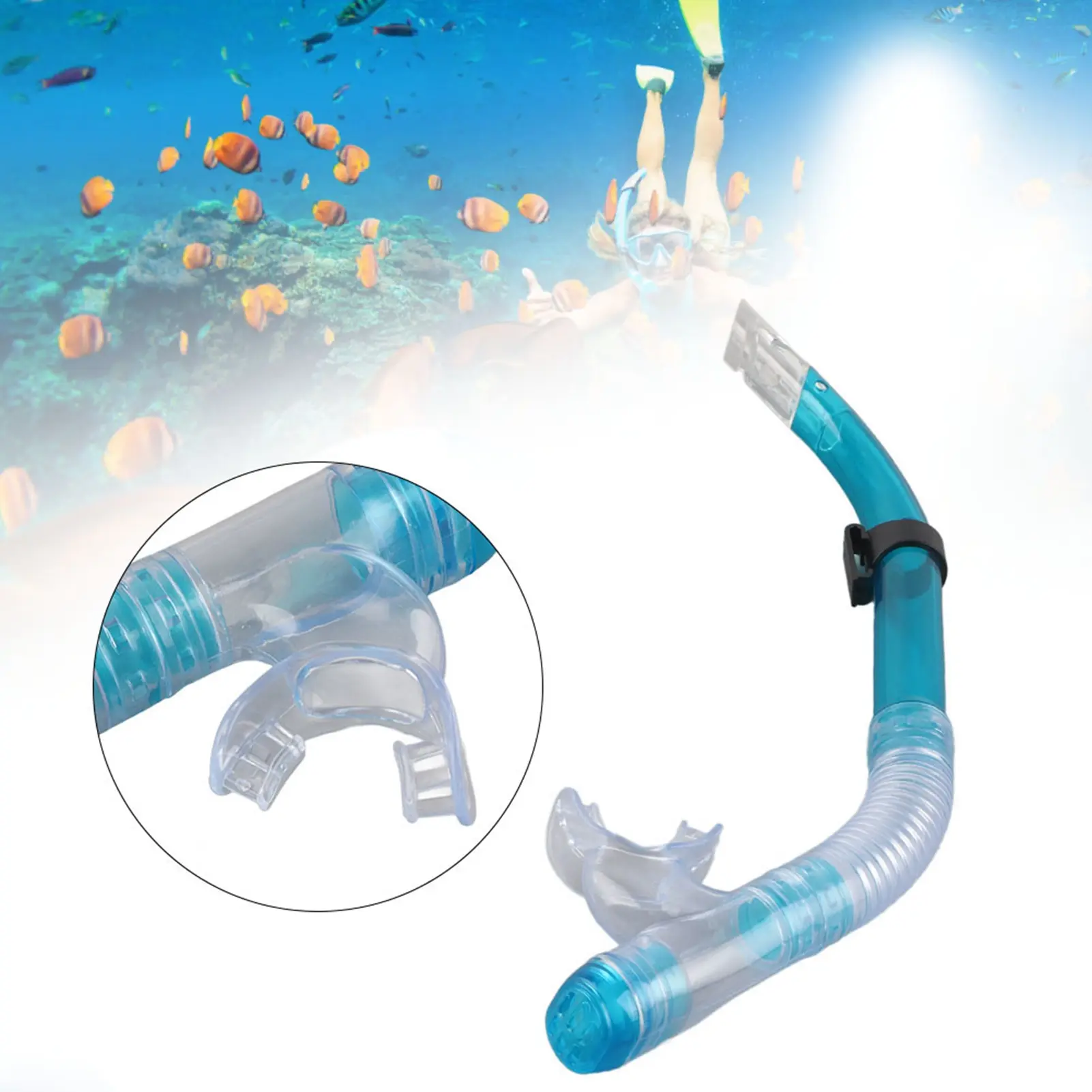 Diving Breathing Tube Diving Swimming Equipment Professional Diving Snorkeling Breathing Tube Semi Dry Diving Swimming Equipment
