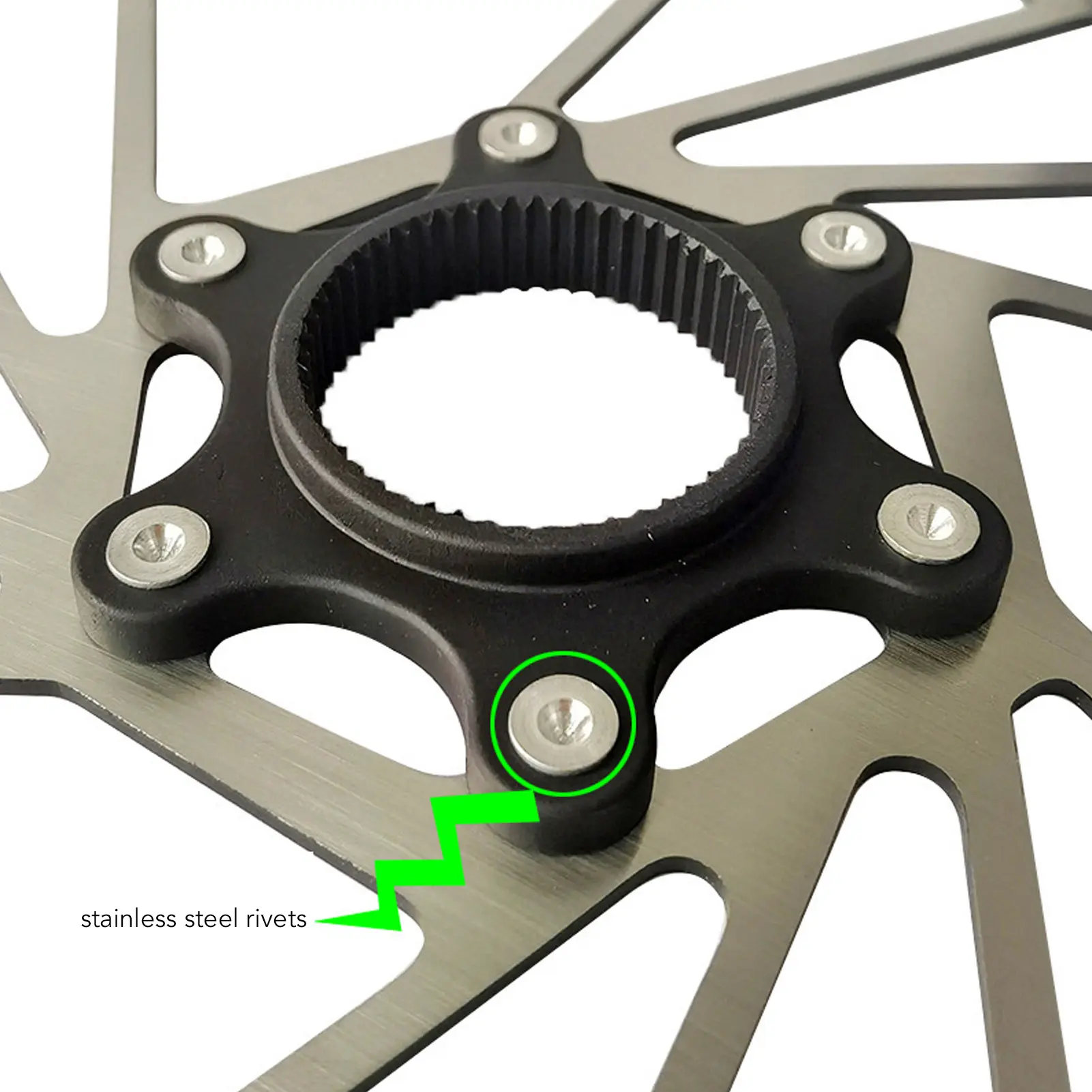 Mountain Bike Rotor Bike Disc Brake Rotor 160mm Central Lock Hollow Design Disc Brake Rotor for Mountain Bike Accessories