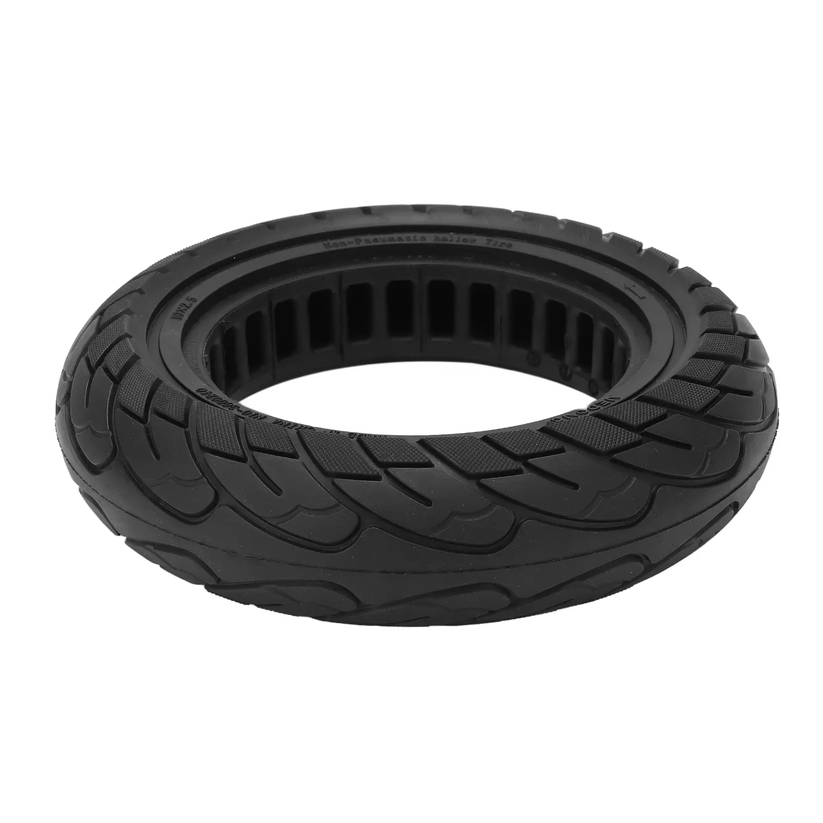 10x2.5 Inch Electric Scooter Solid Tire Rubber Hollow Design Scooter Tubeless Tire Replacement for Xiaomi M365 for KUGOO M4