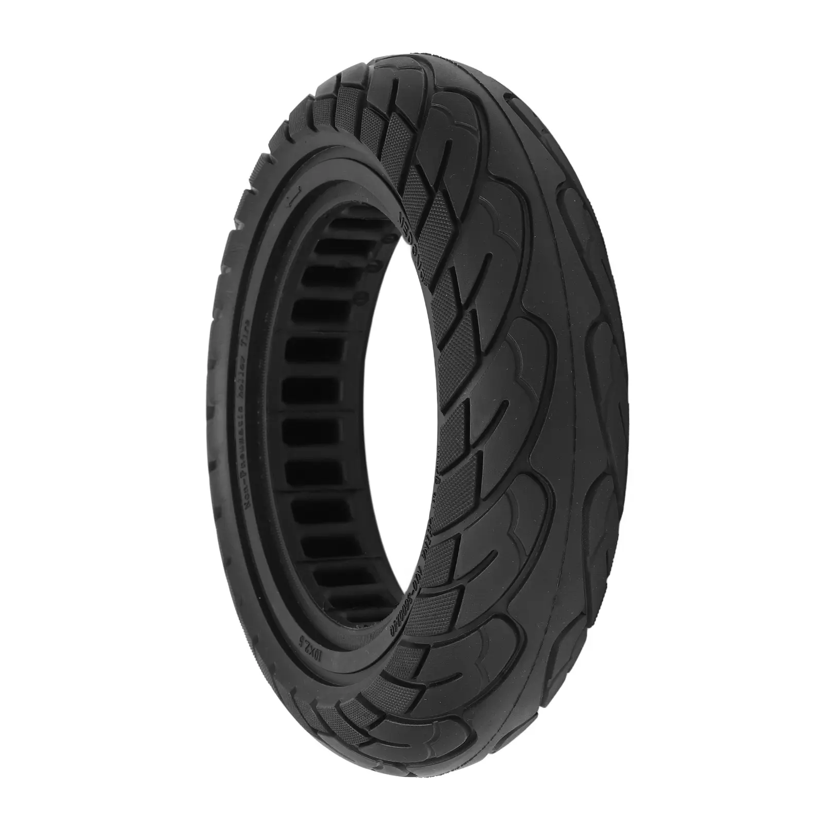 10x2.5 Inch Electric Scooter Solid Tire Rubber Hollow Design Scooter Tubeless Tire Replacement for Xiaomi M365 for KUGOO M4