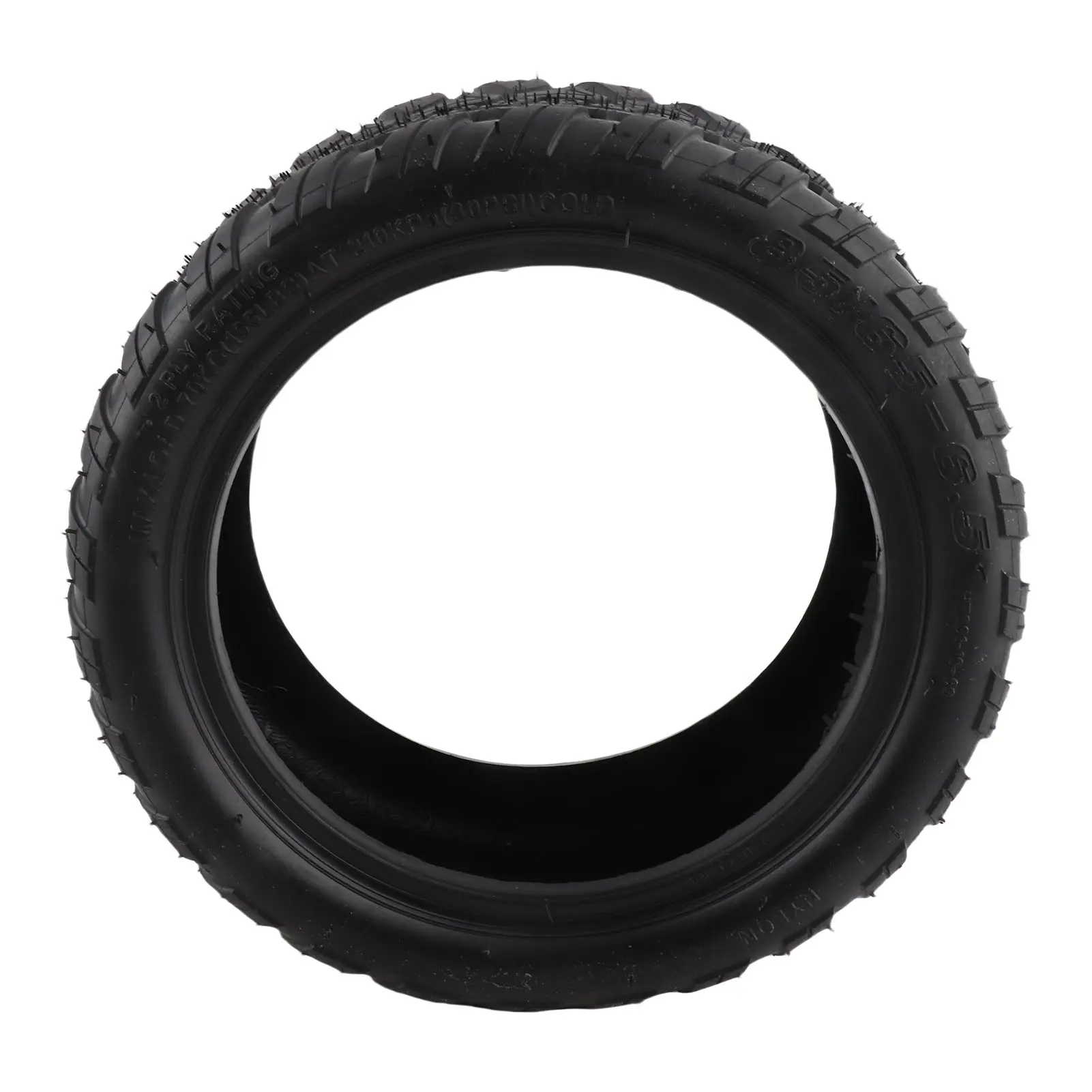 85*65-6.5 Electric Scooter Tire Rubber Skid Proof Shock Absorption Off Road Tires Replacement