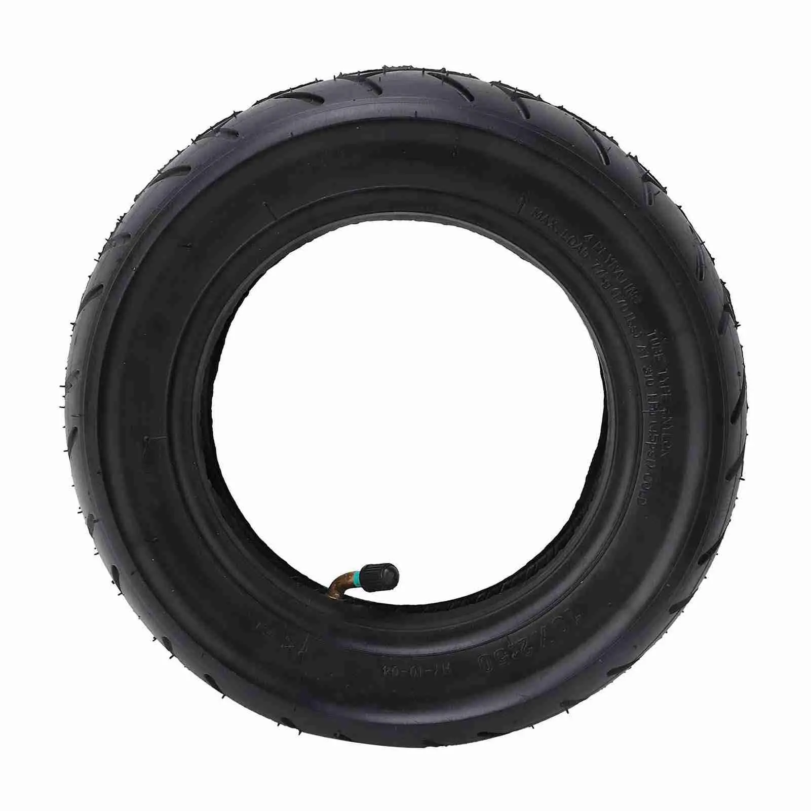 10 x 2.5inch Outer Tire and Inner Tube Set Rubber Inflatable Tyre Replacement for Electric Scooter